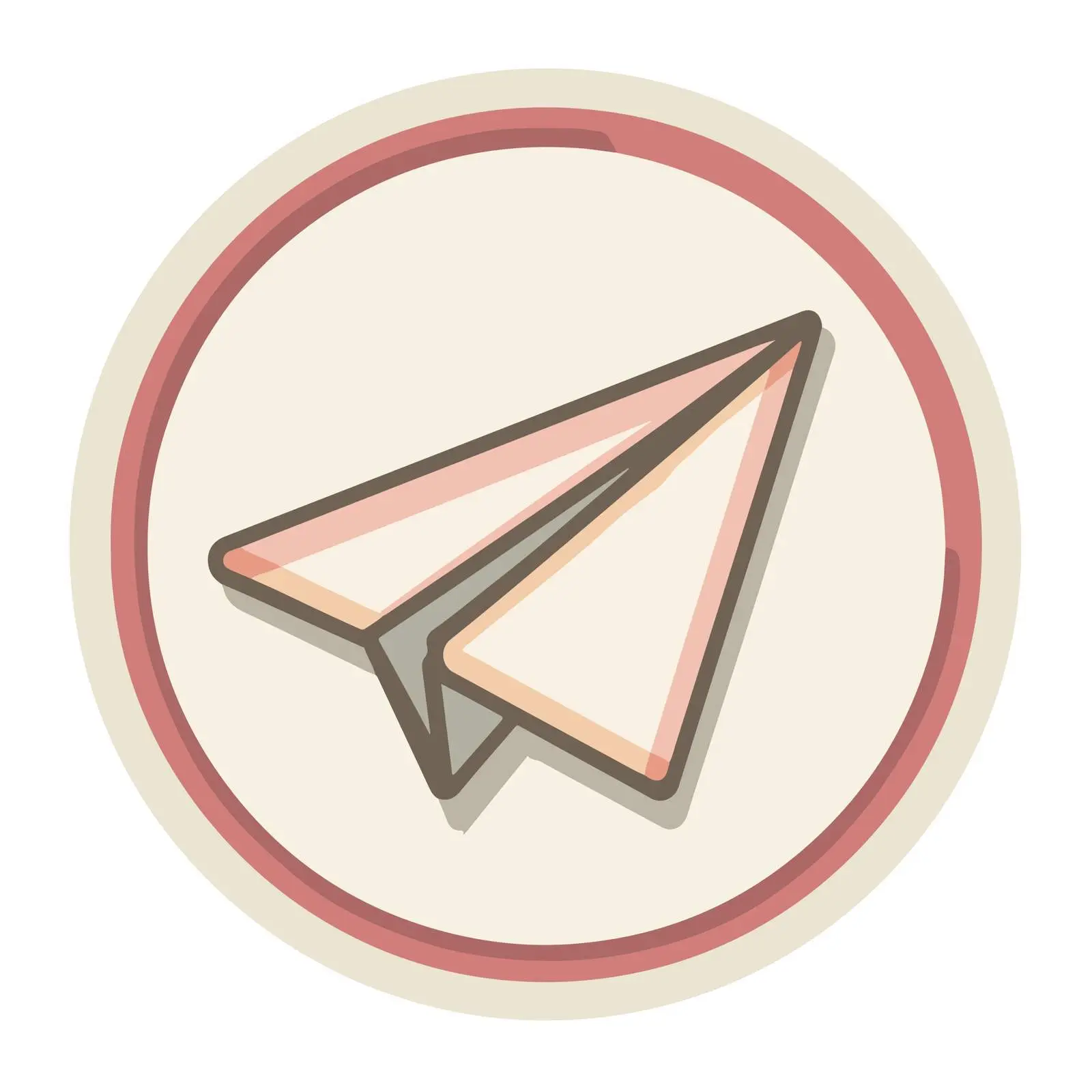 Paper Plane Monoline Icon Design — free download from Dotvec