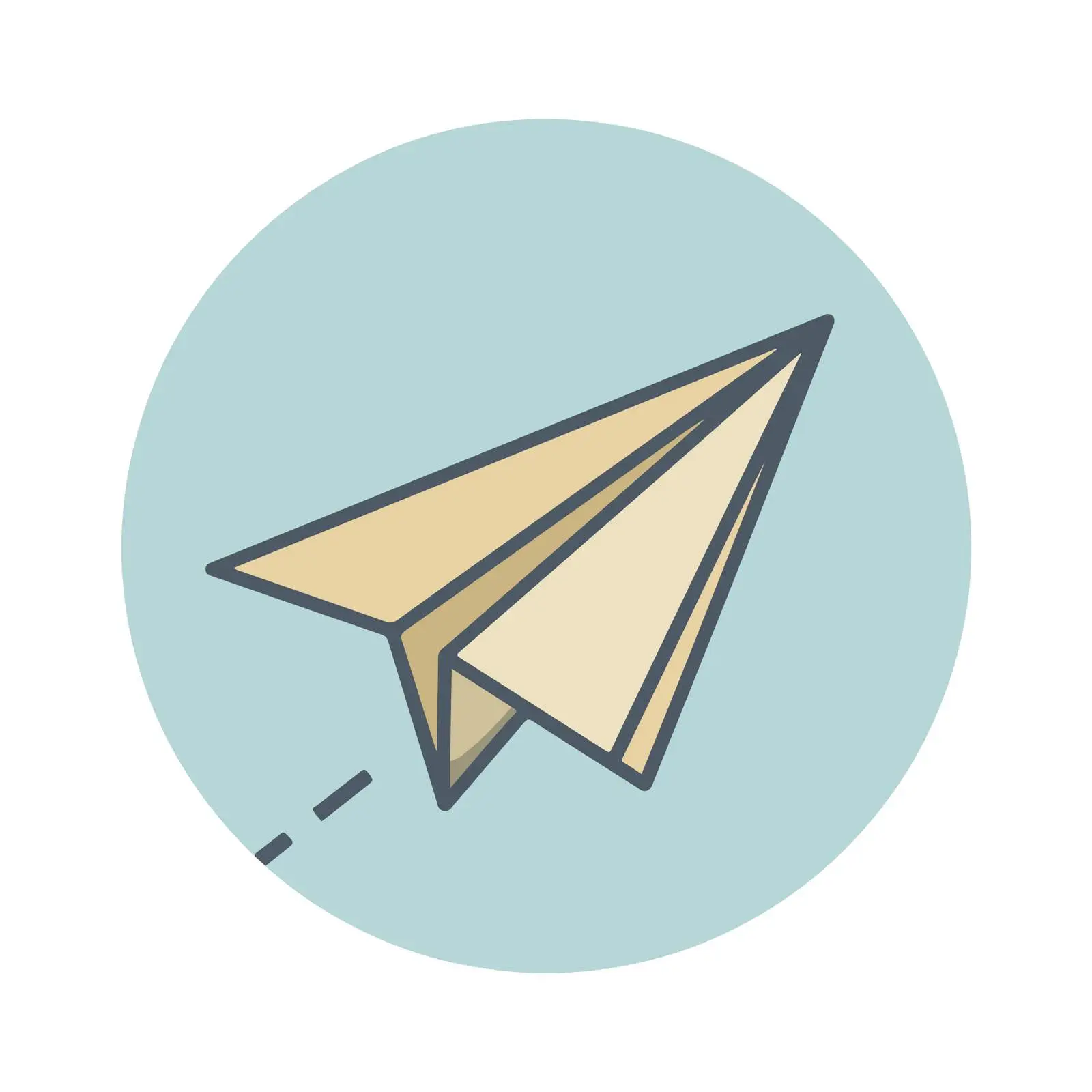 Paper Plane Send Icon — free download from Dotvec