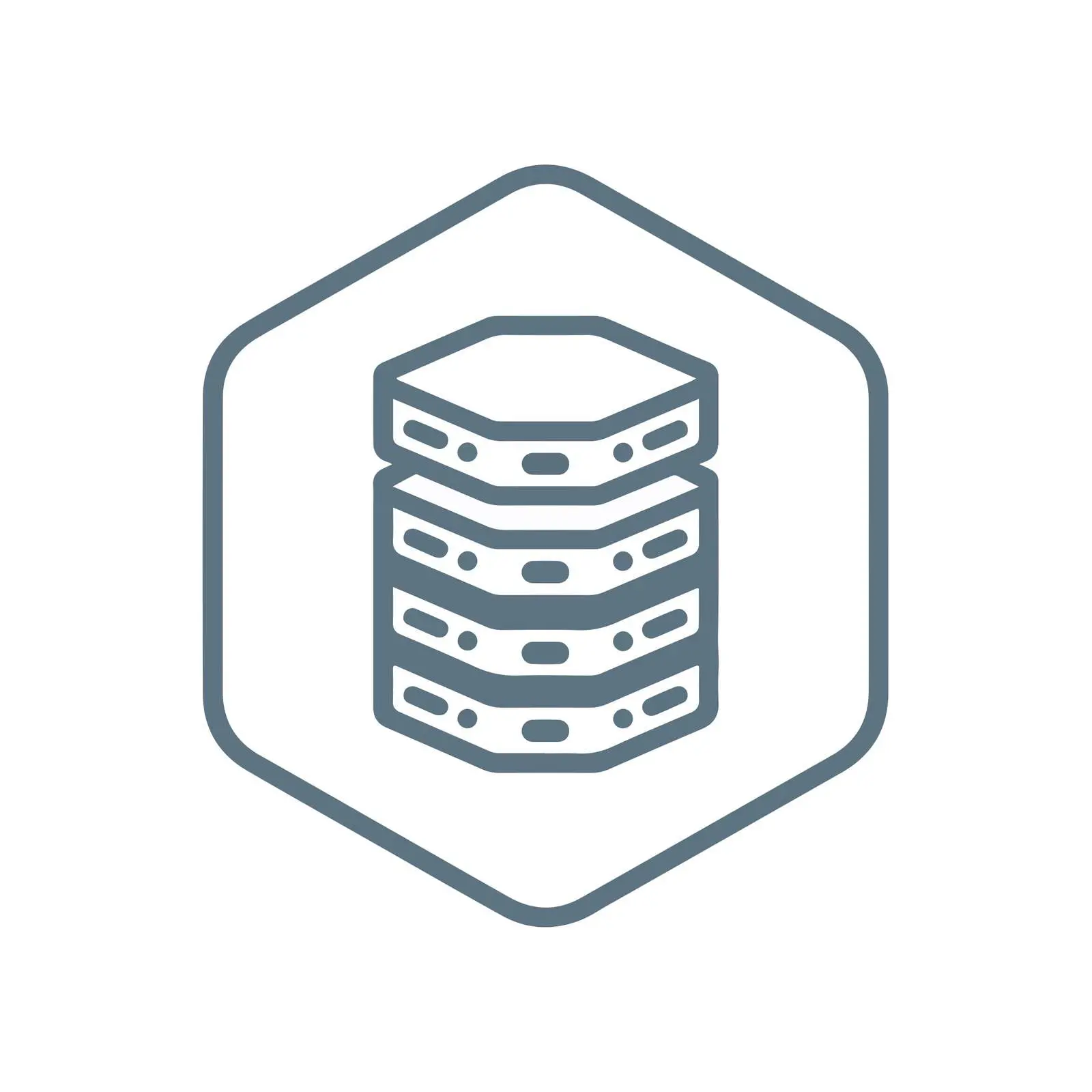 Server Outline Icon Design — free download from Dotvec