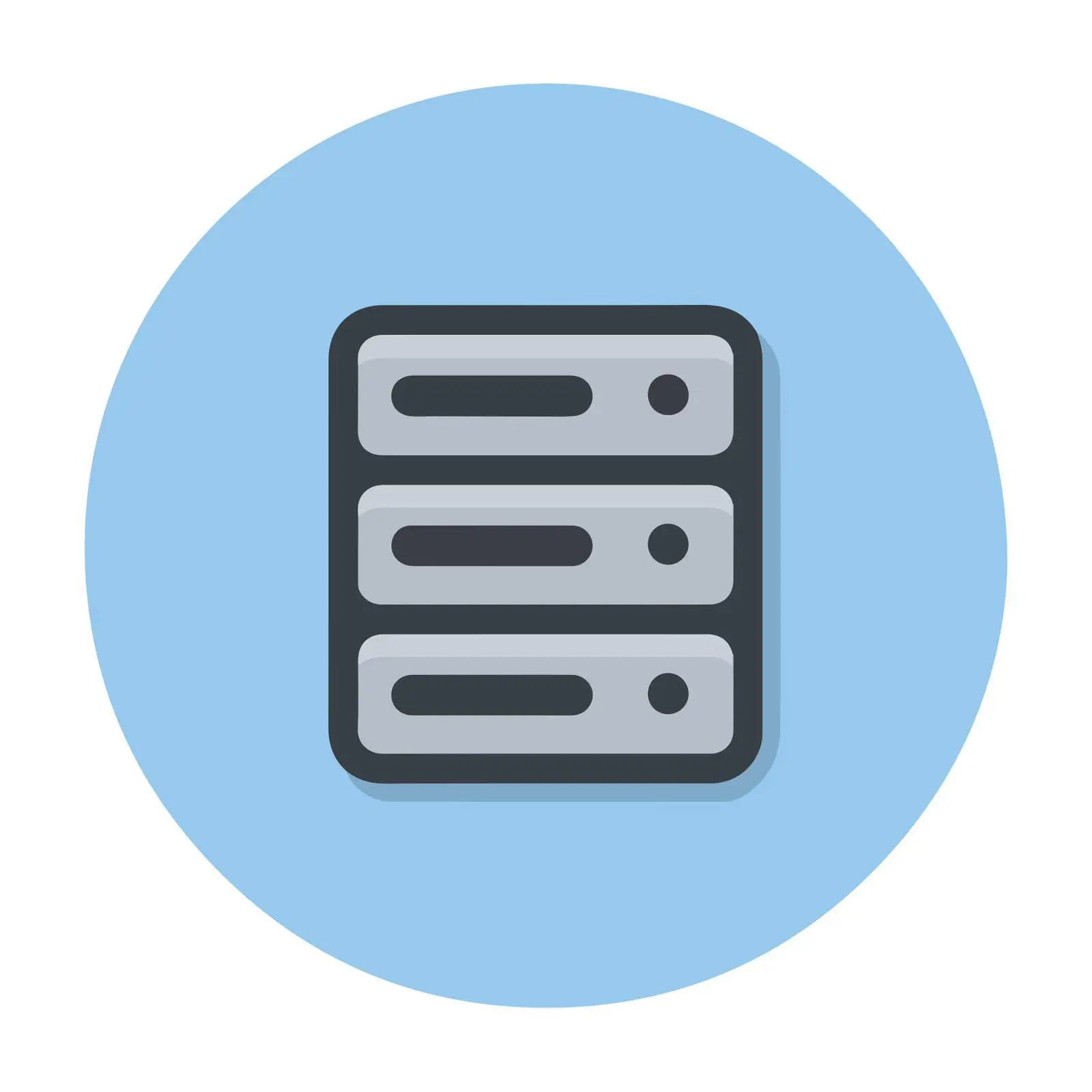 Server Outline Icon Design — free download from Dotvec