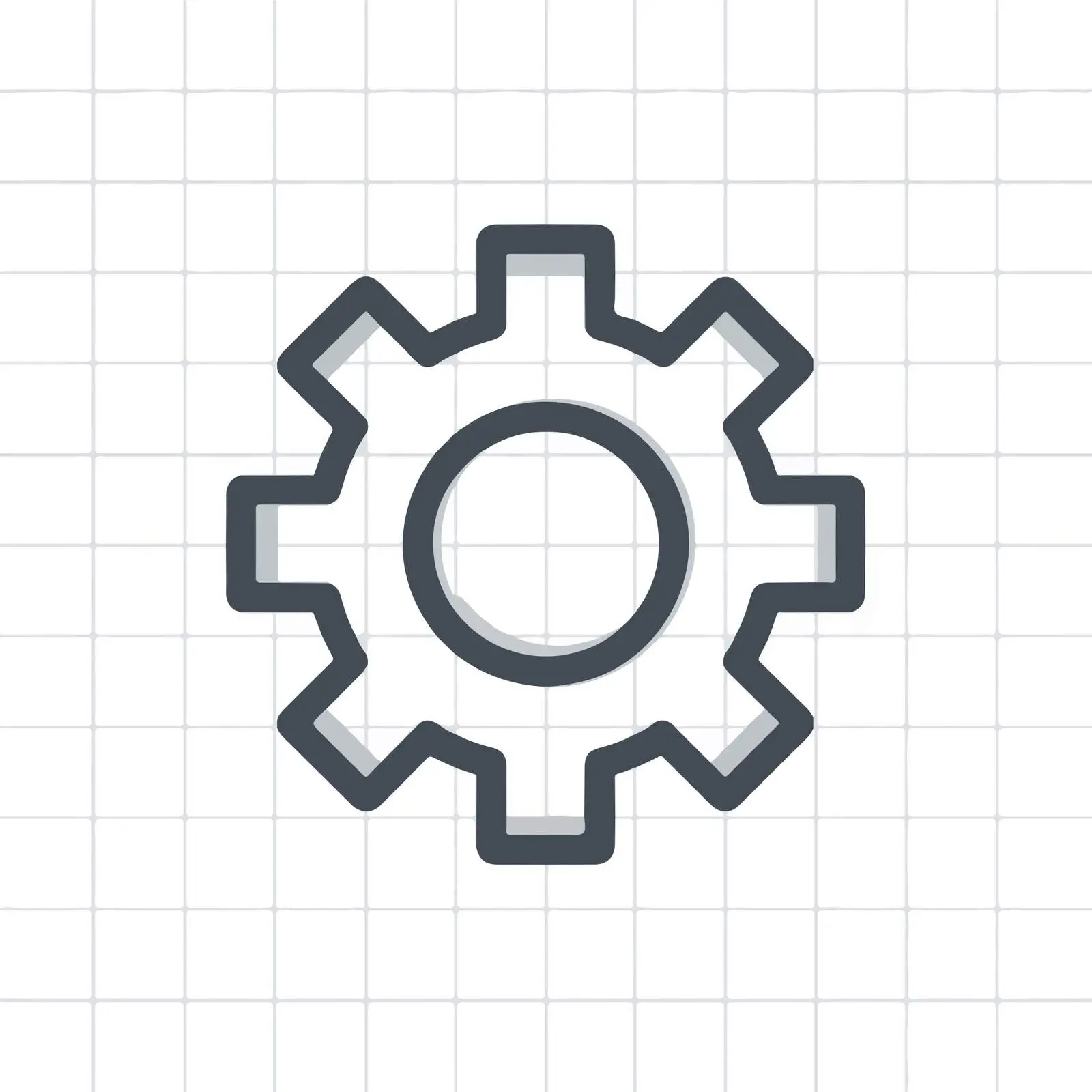 Setting Gear Pictogram Icon — free download from Dotvec