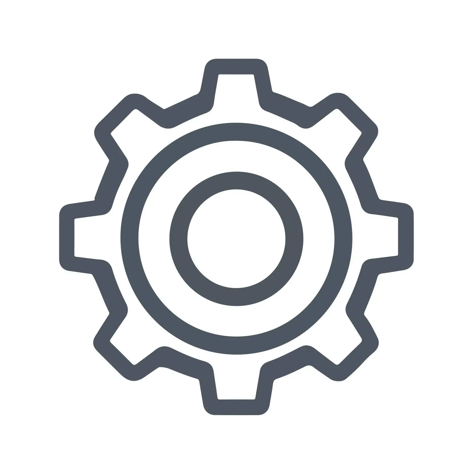 Settings Gear Pictogram Icon — free download from Dotvec