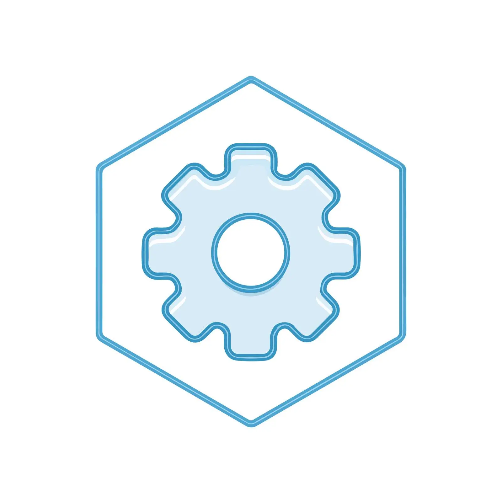 Minimal Settings Gear Icon — free download from Dotvec