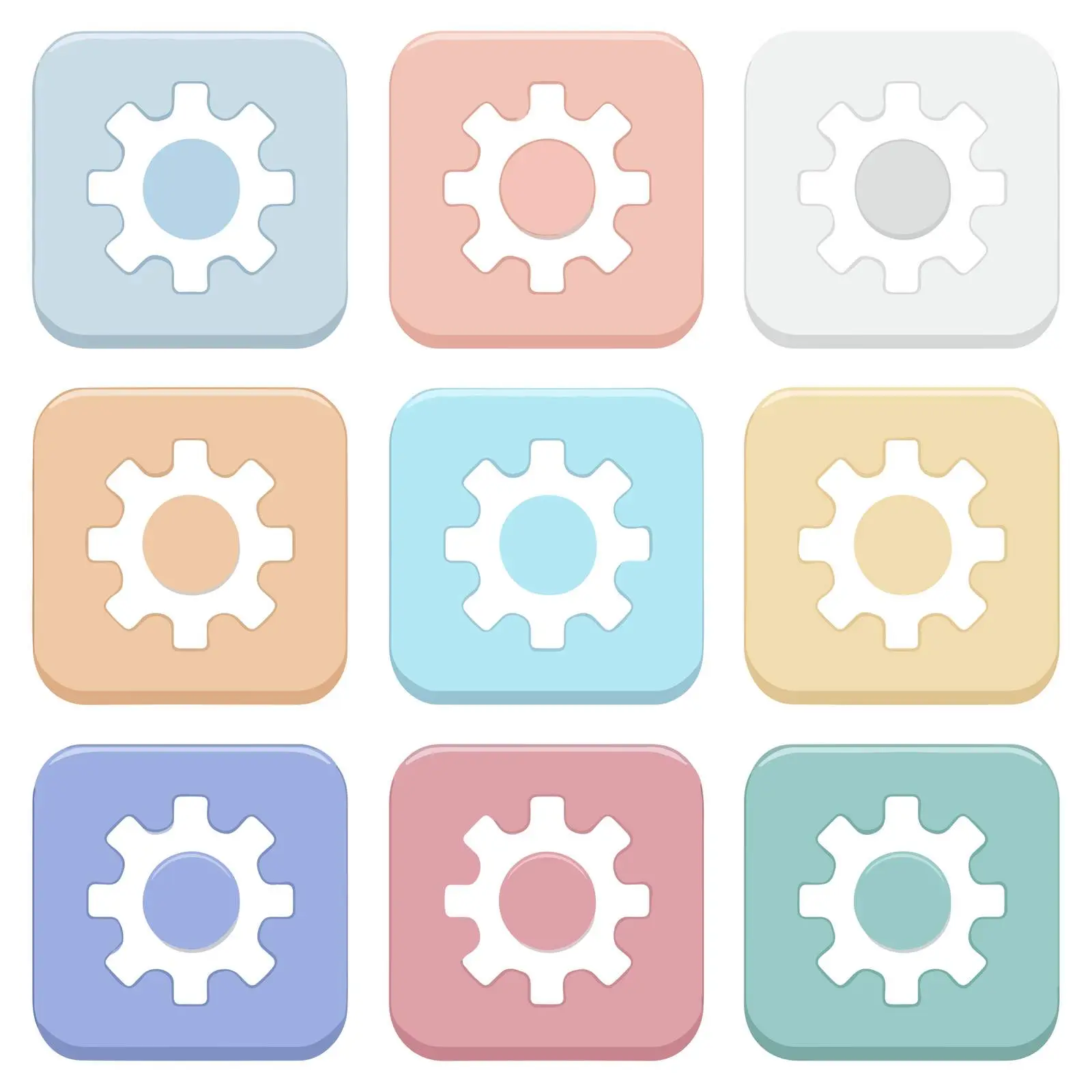 Clean UI Settings Icon — free download from Dotvec