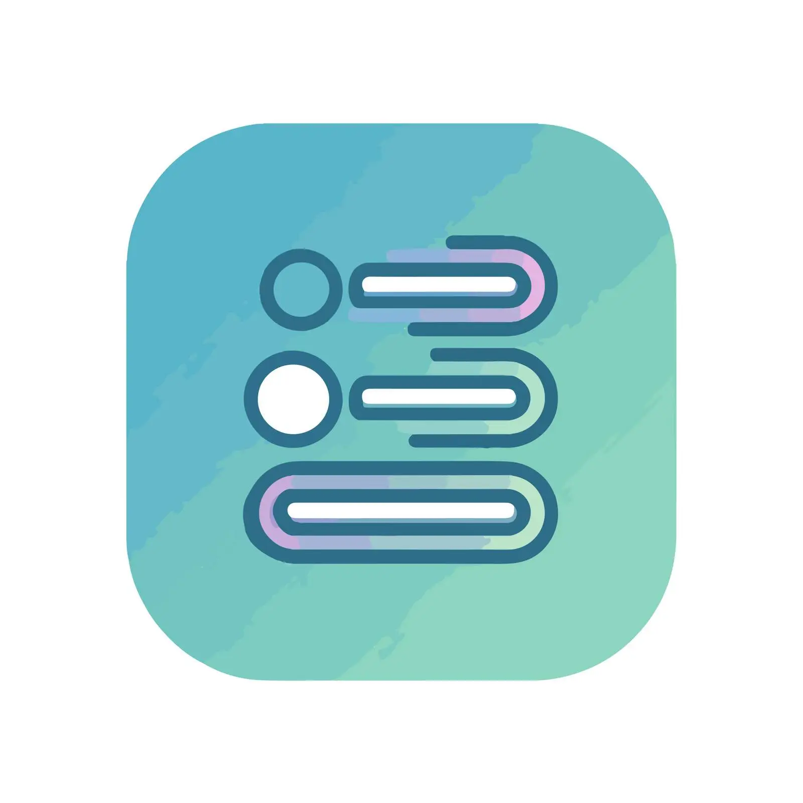 Settings Sliders Monoline Flat Icon — free download from Dotvec