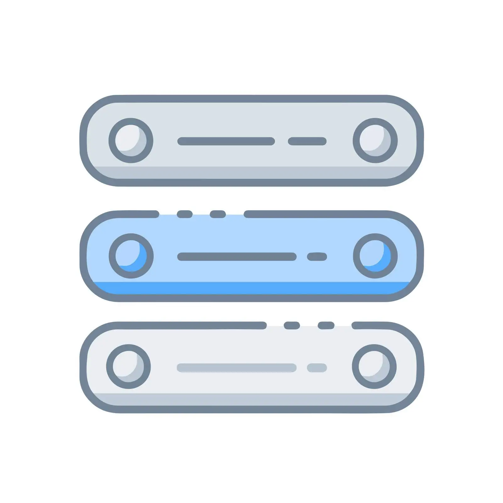 Geometric Settings Sliders Icon — free download from Dotvec