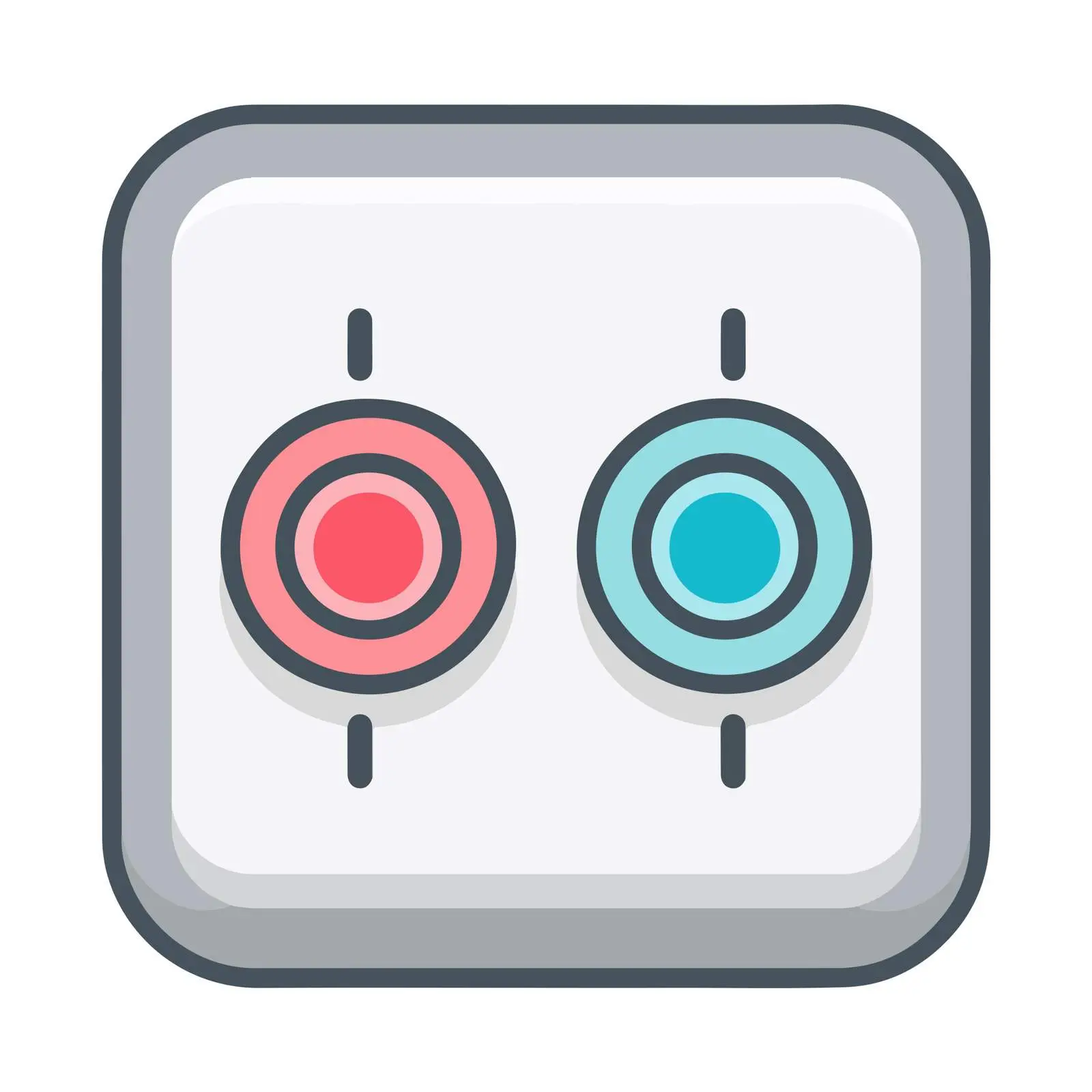 Geometric Settings Sliders Icon — free download from Dotvec