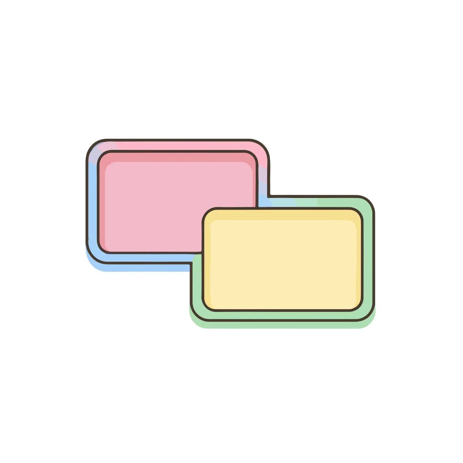 Flat Share Icon in Pastel Style — free download from Dotvec