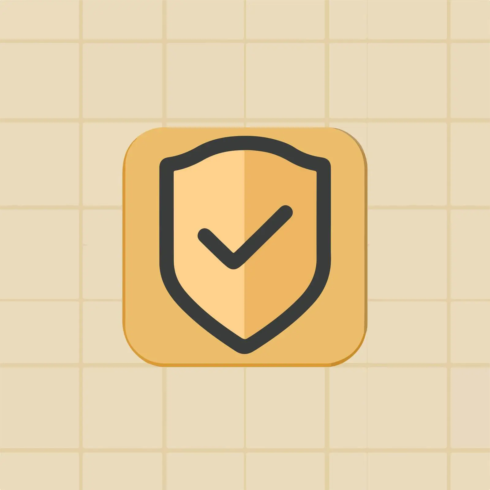 Minimalist Shield Check Icon — free download from Dotvec