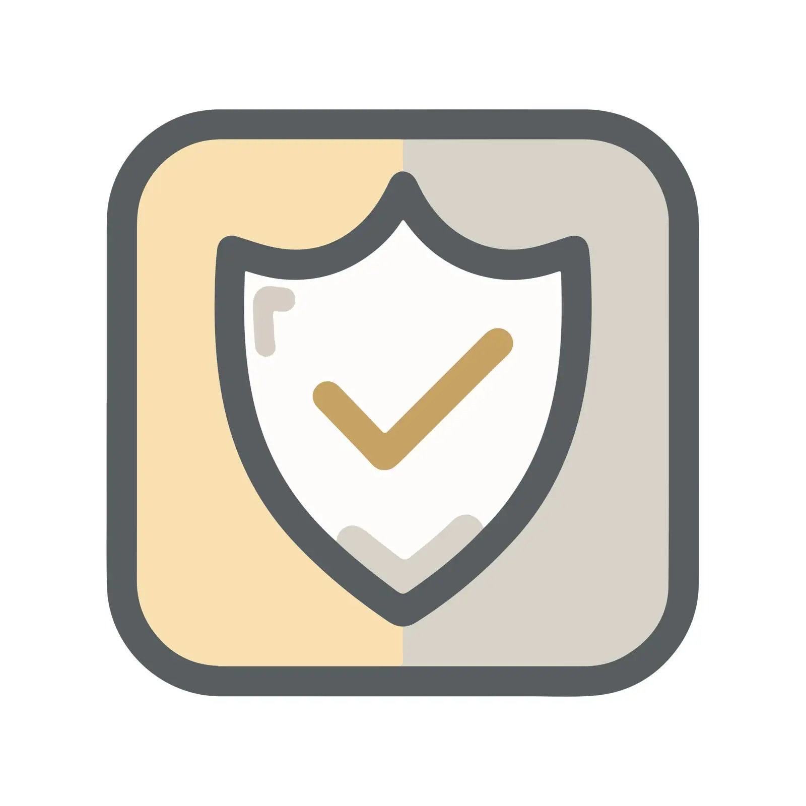 Minimalist Shield Check Icon — free download from Dotvec