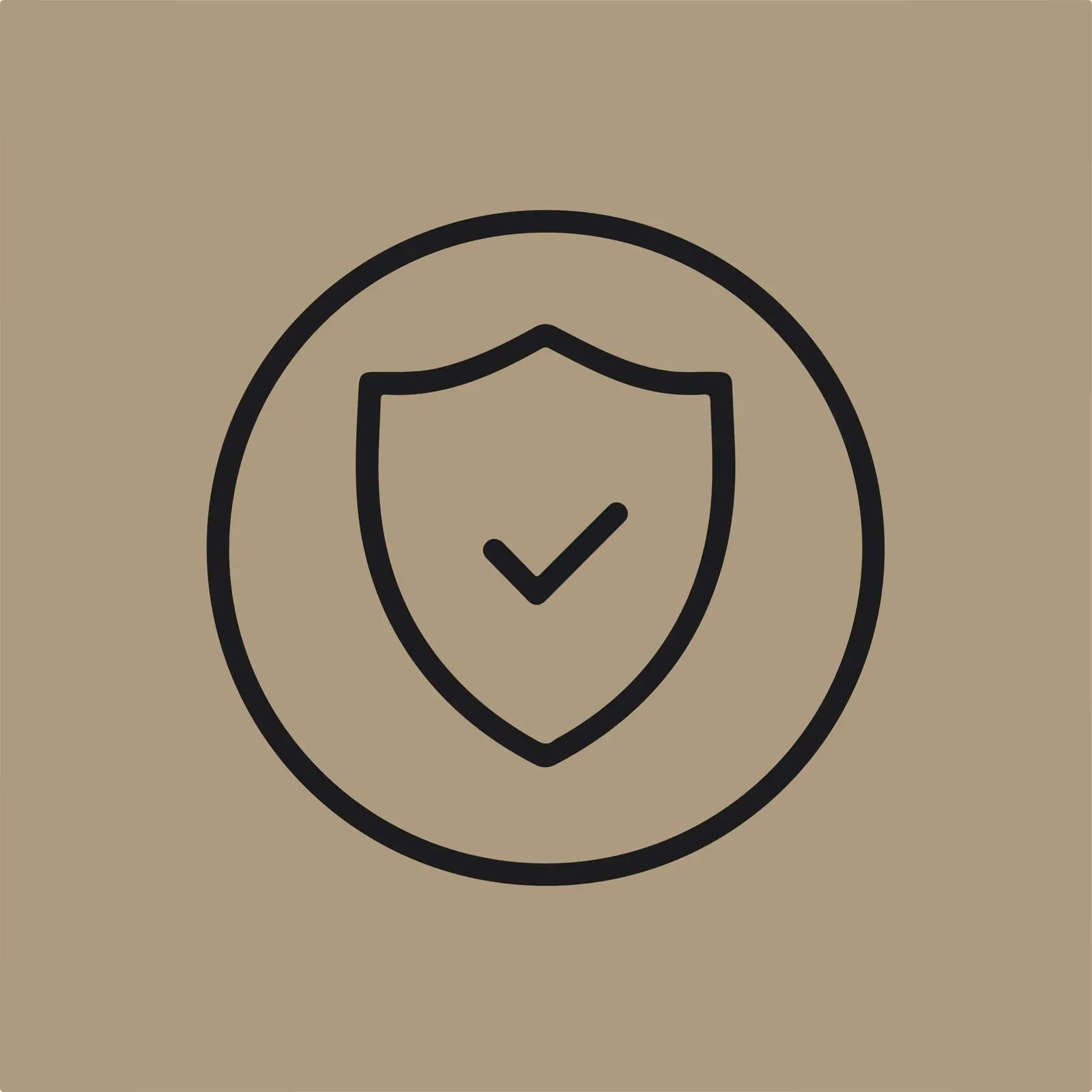 Minimalist Shield Check Icon — free download from Dotvec
