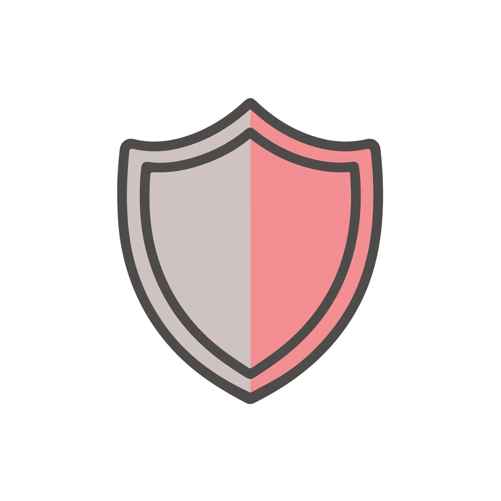 Minimalist Shield Icon Design — free download from Dotvec