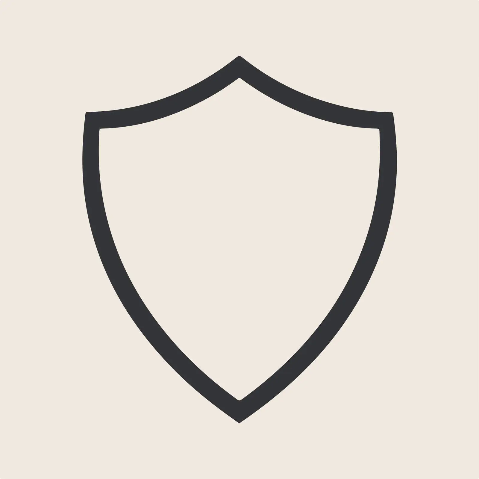 Minimalist Shield Icon — free download from Dotvec