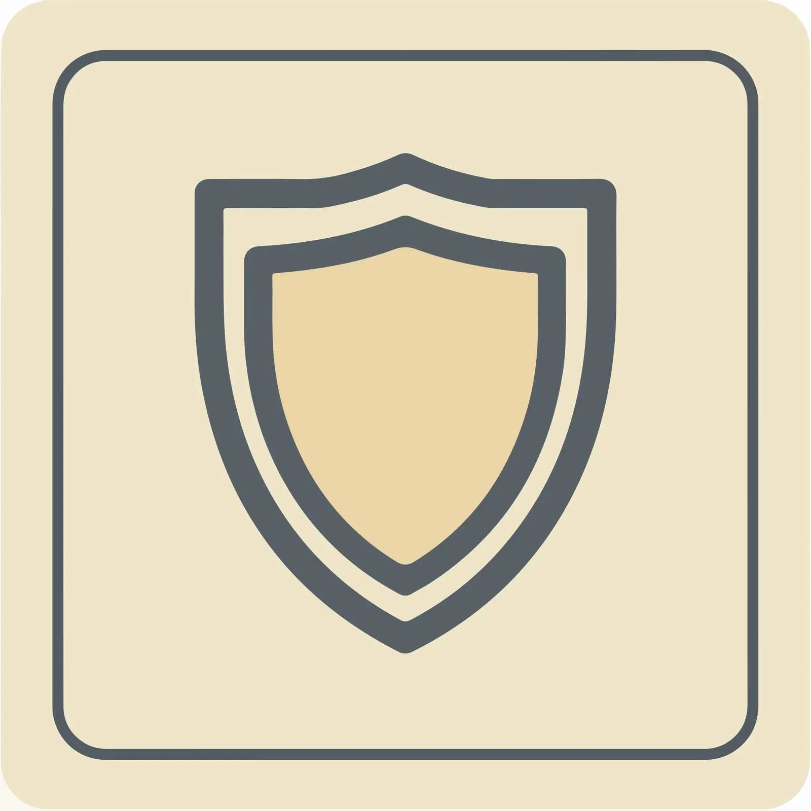 Simple Geometric Shield Icon — free download from Dotvec