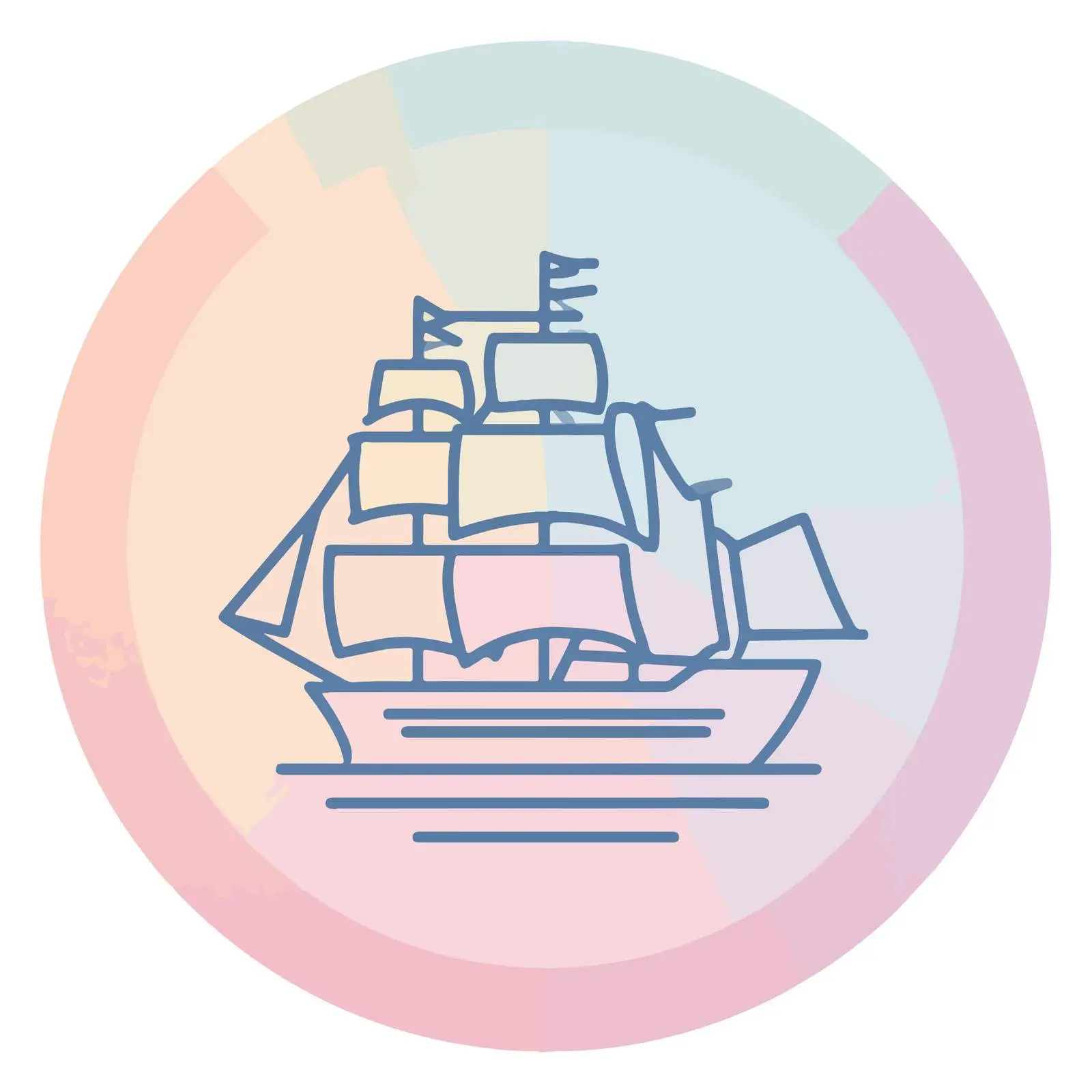 Outline Ship Icon Design — free download from Dotvec