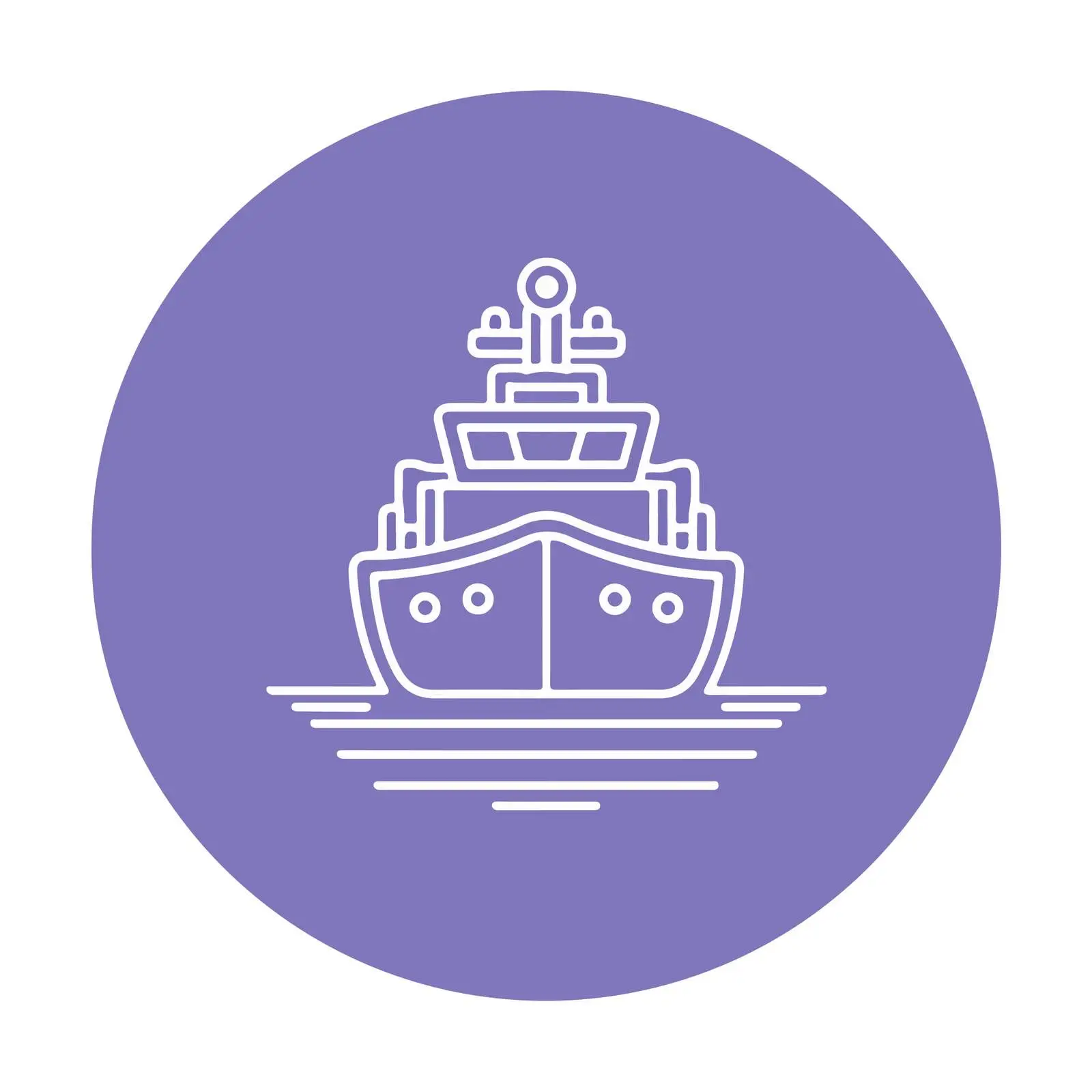 Minimal Ship Icon — free download from Dotvec
