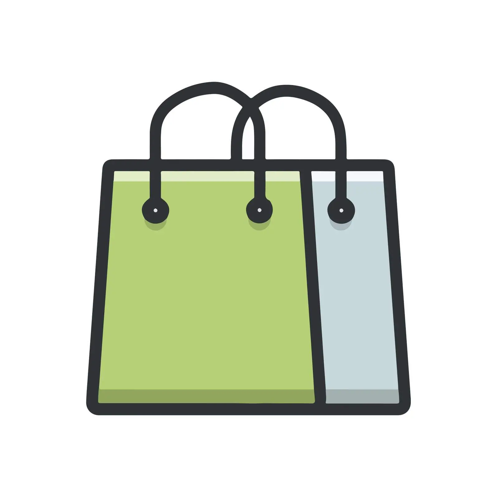 Minimalist Shopping Bag Icon — free download from Dotvec