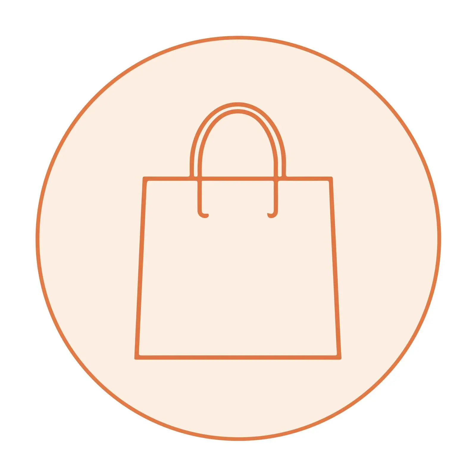 Monoline Shopping Bag Icon — free download from Dotvec