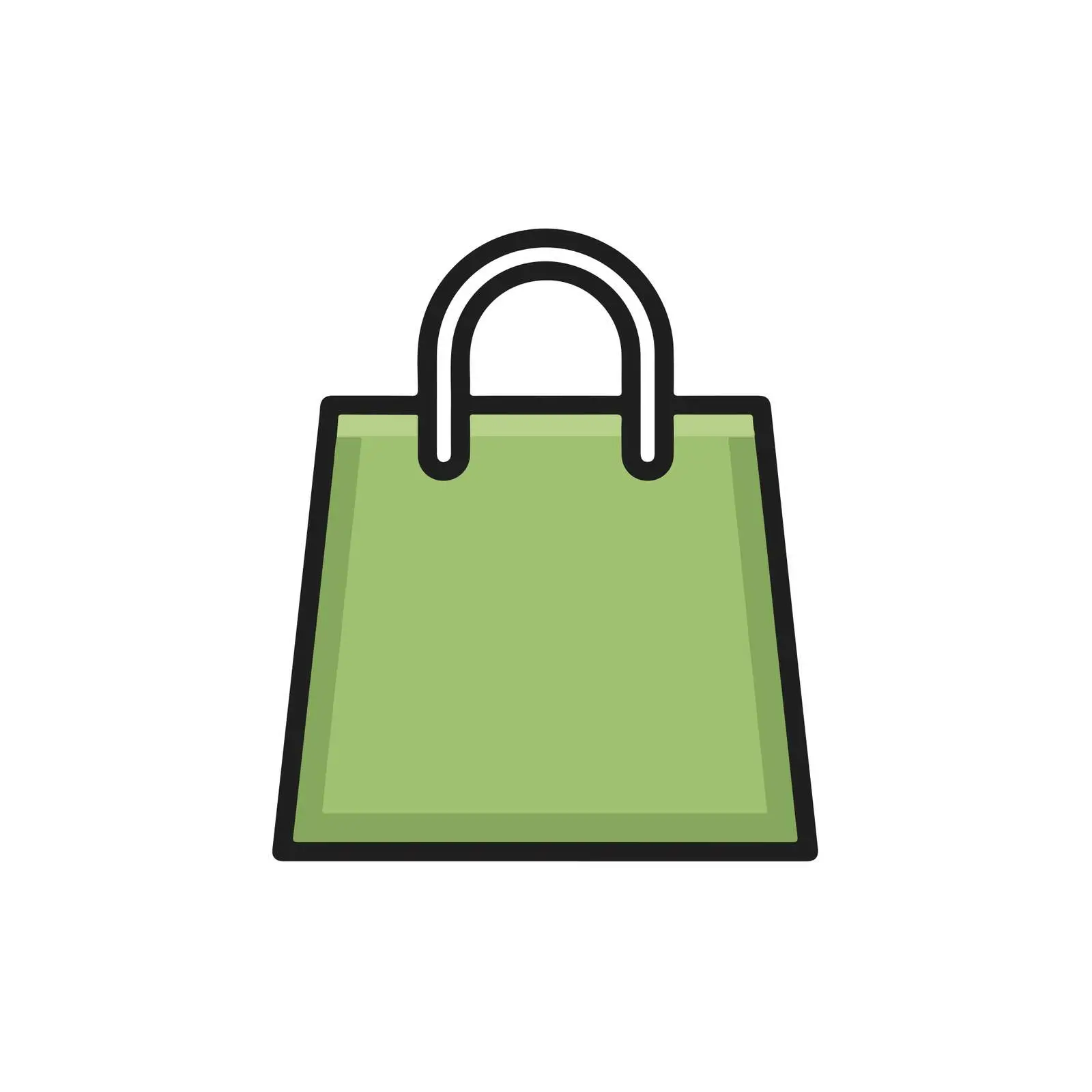 Outline Shopping Bag Icon — free download from Dotvec