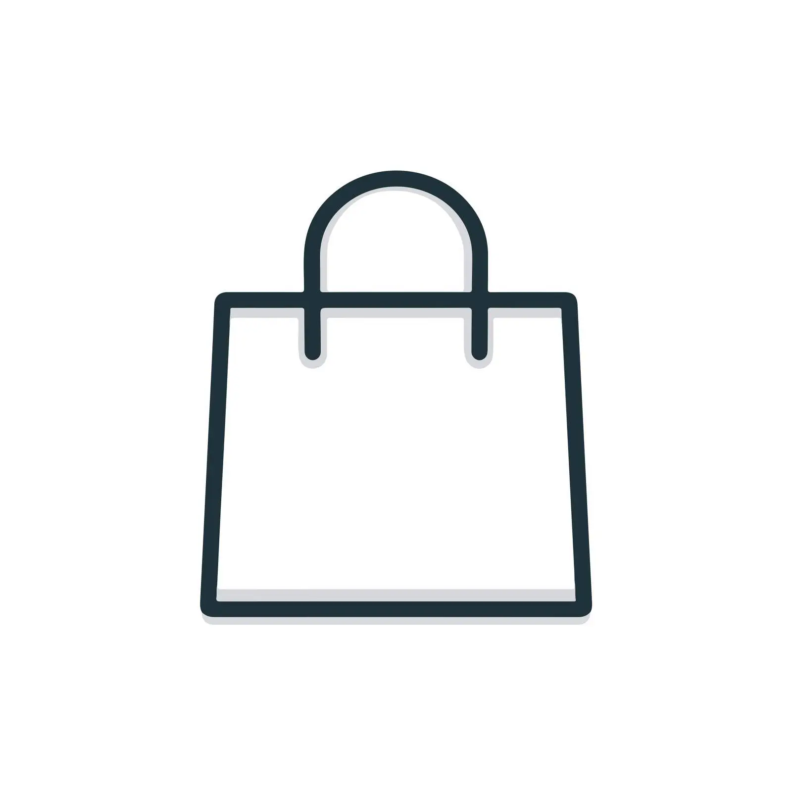 Simple Shopping Bag Icon — free download from Dotvec