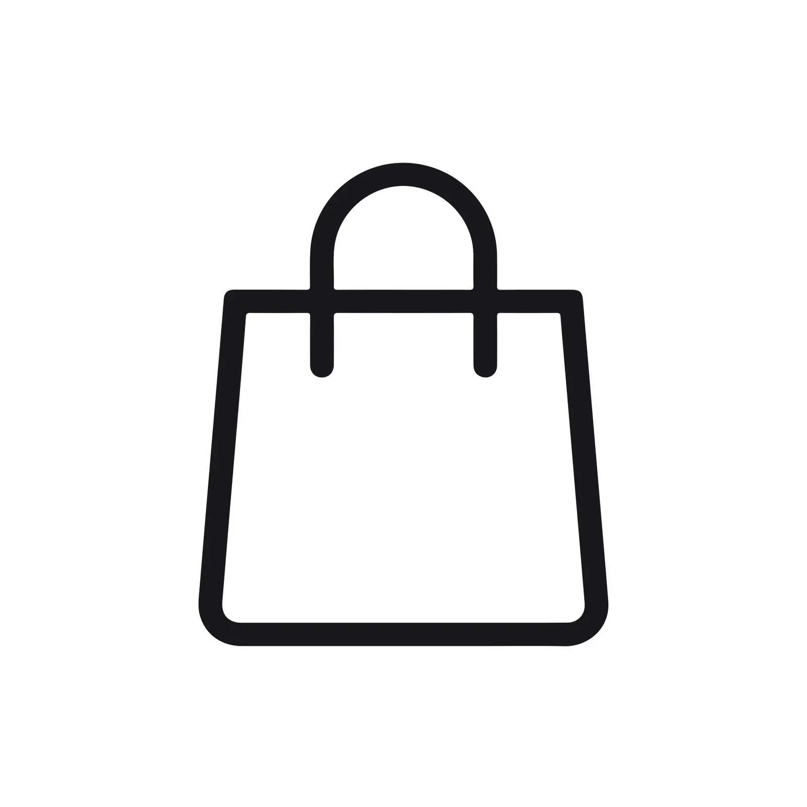 Simple Shopping Bag Icon — free download from Dotvec
