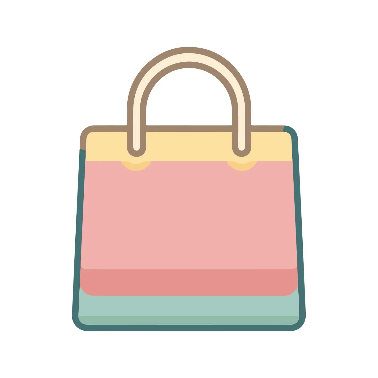 Flat Shopping Bag Icon — free download from Dotvec