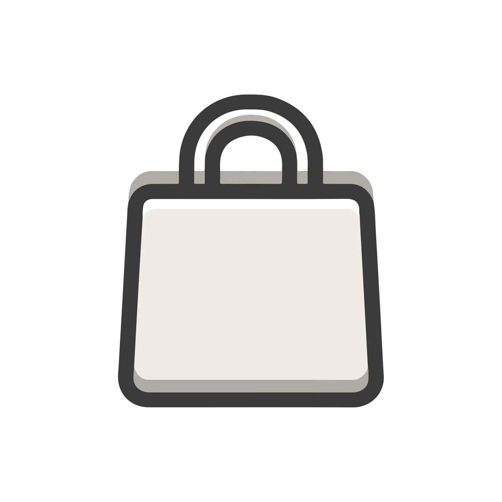 Minimal Shopping Bag Icon — free download from Dotvec