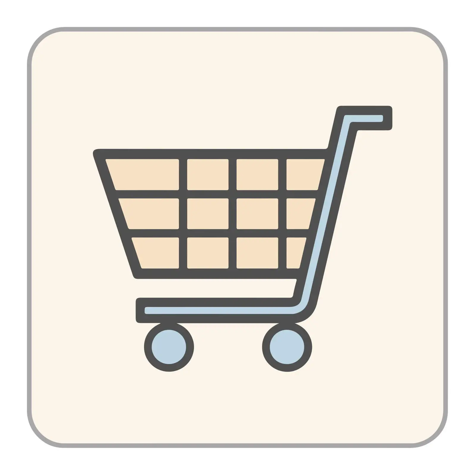 Outline Shopping Cart Icon Design — free download from Dotvec