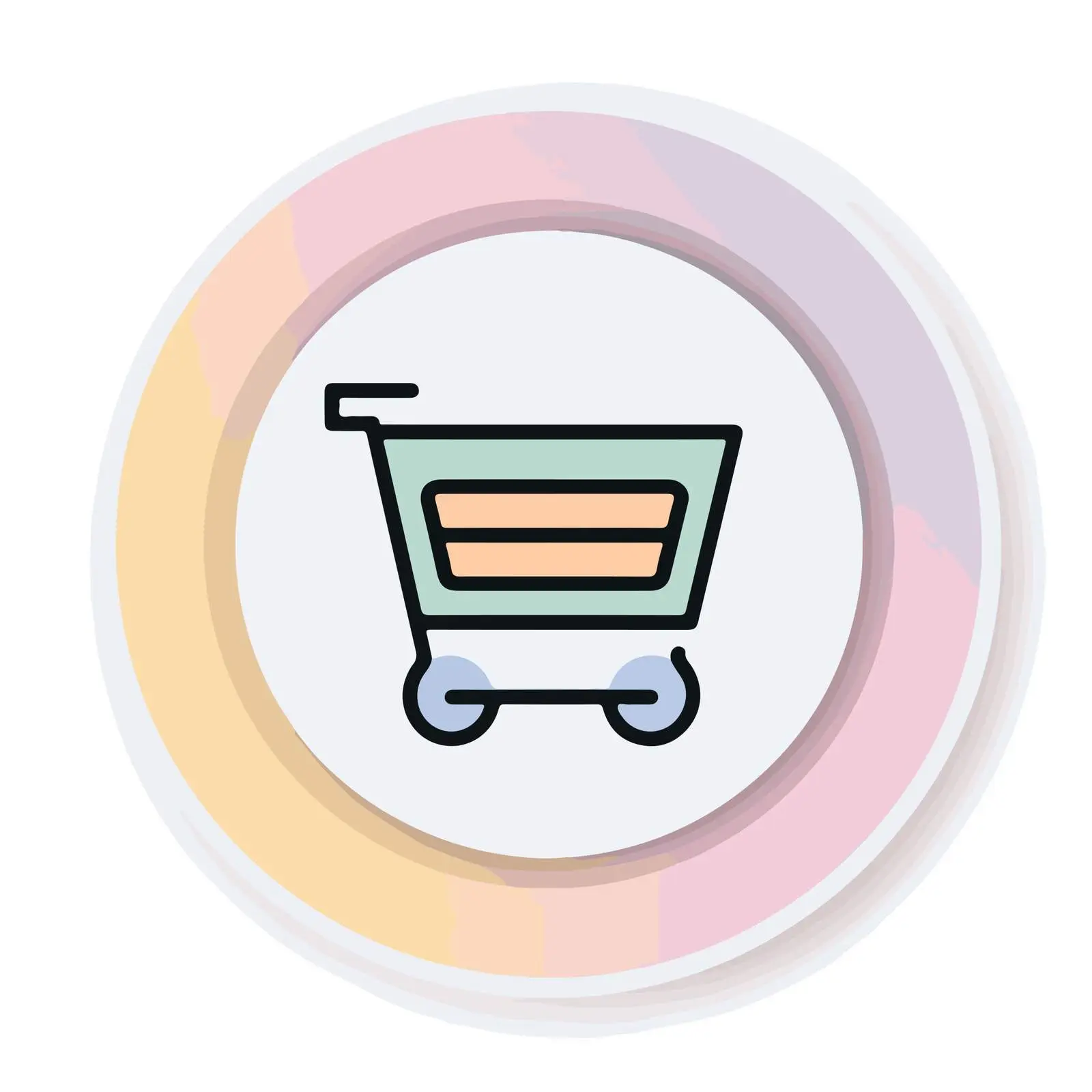 Minimalist Shopping Cart Icon — free download from Dotvec