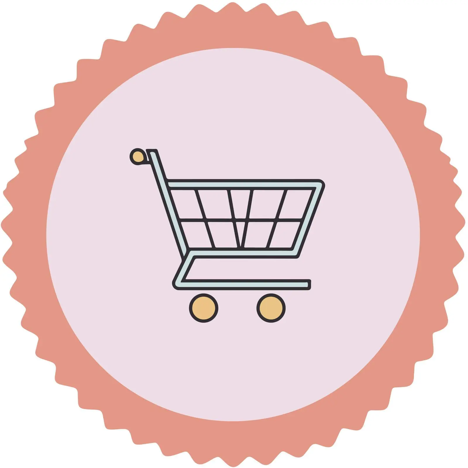 Minimalist Shopping Cart Icon — free download from Dotvec