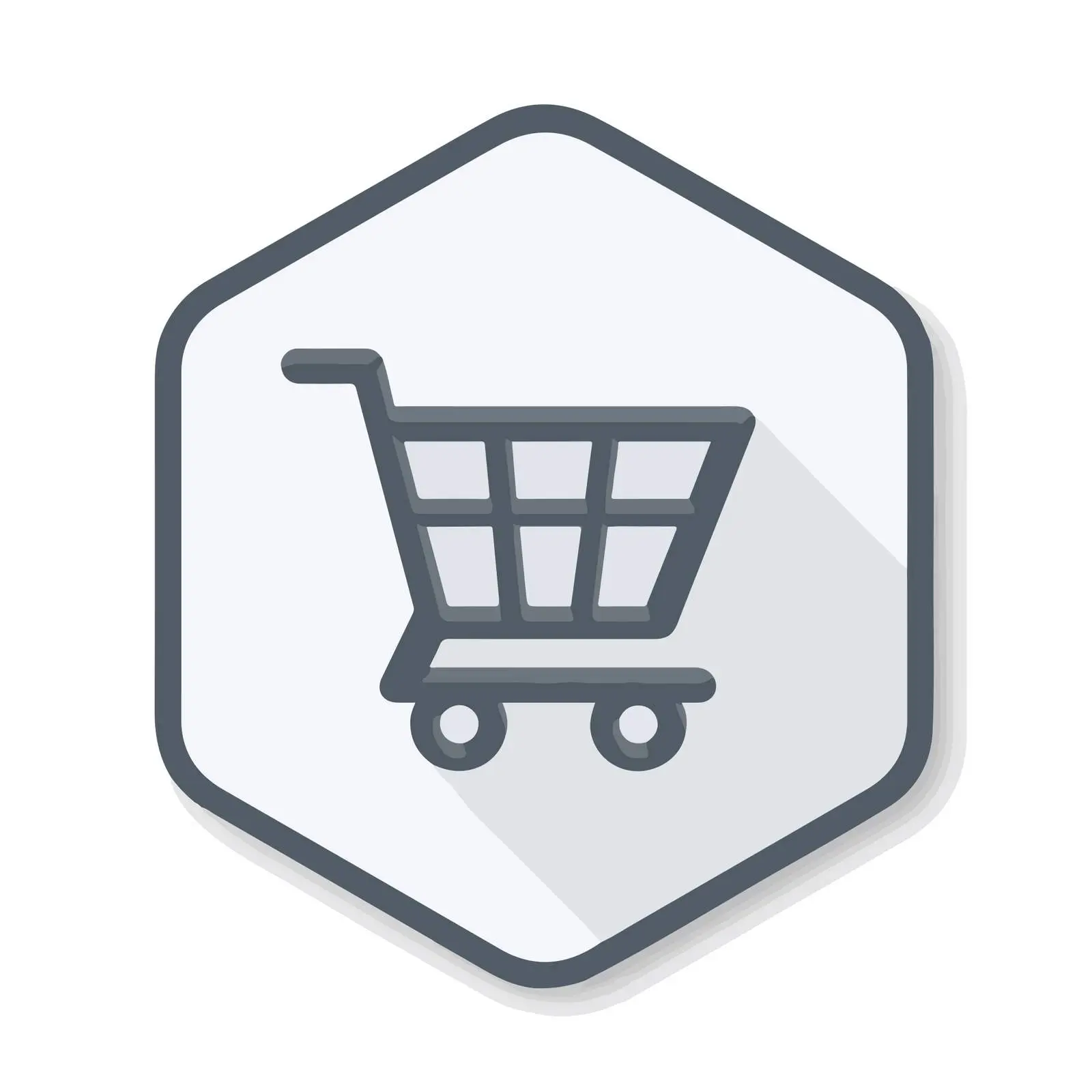 Minimalist Shopping Cart Icon — free download from Dotvec
