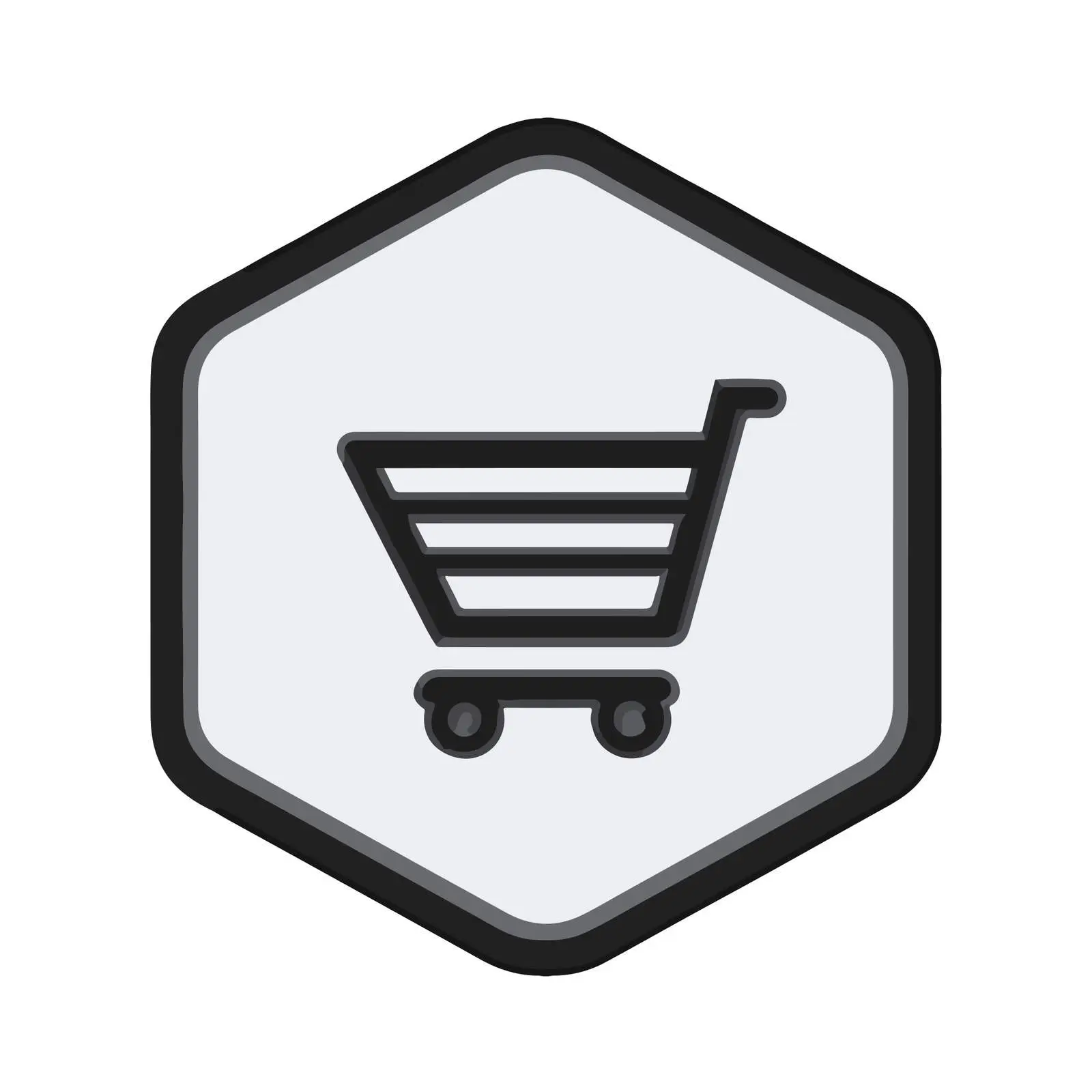 Minimalist Shopping Cart Icon — free download from Dotvec