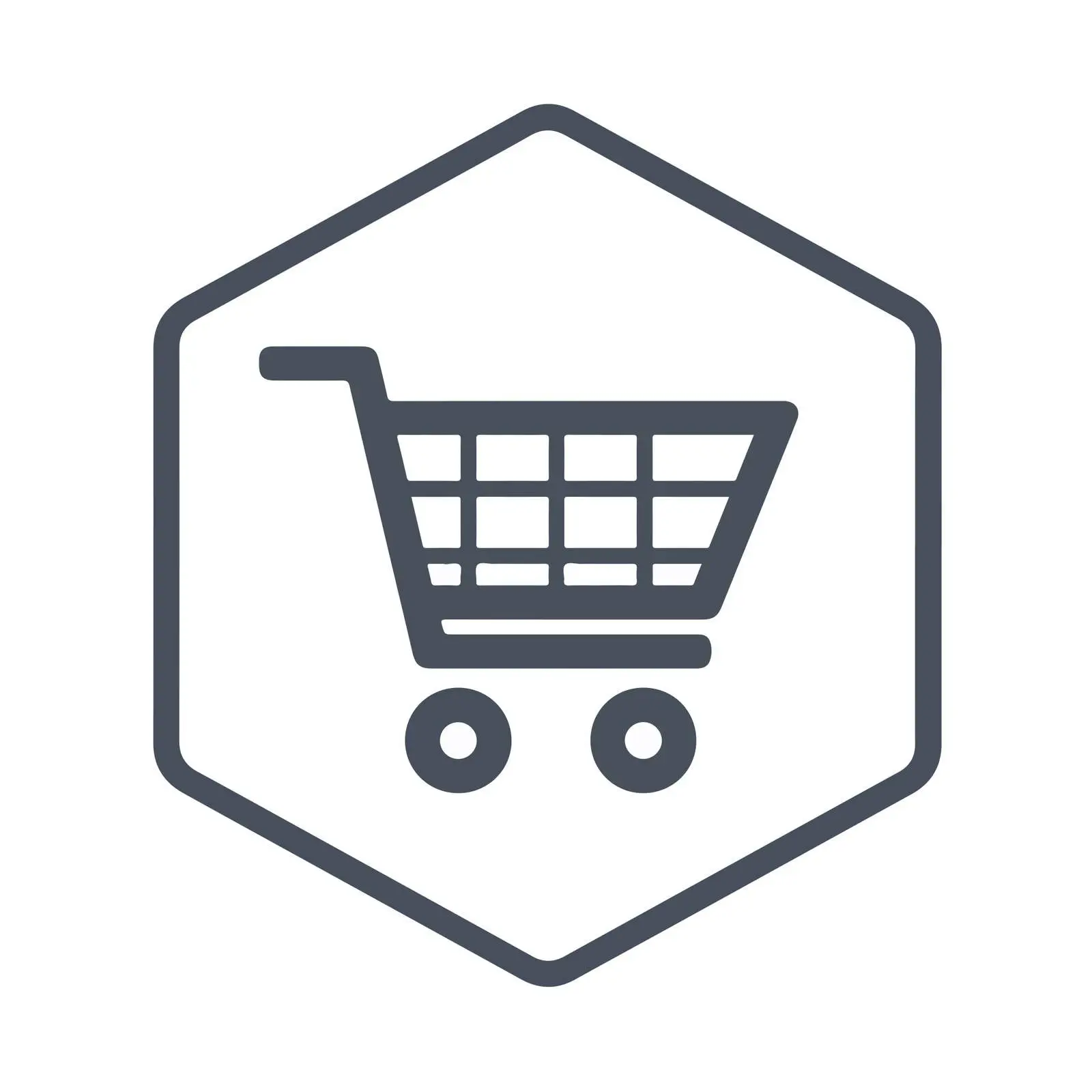 Minimalist Shopping Cart Icon — free download from Dotvec