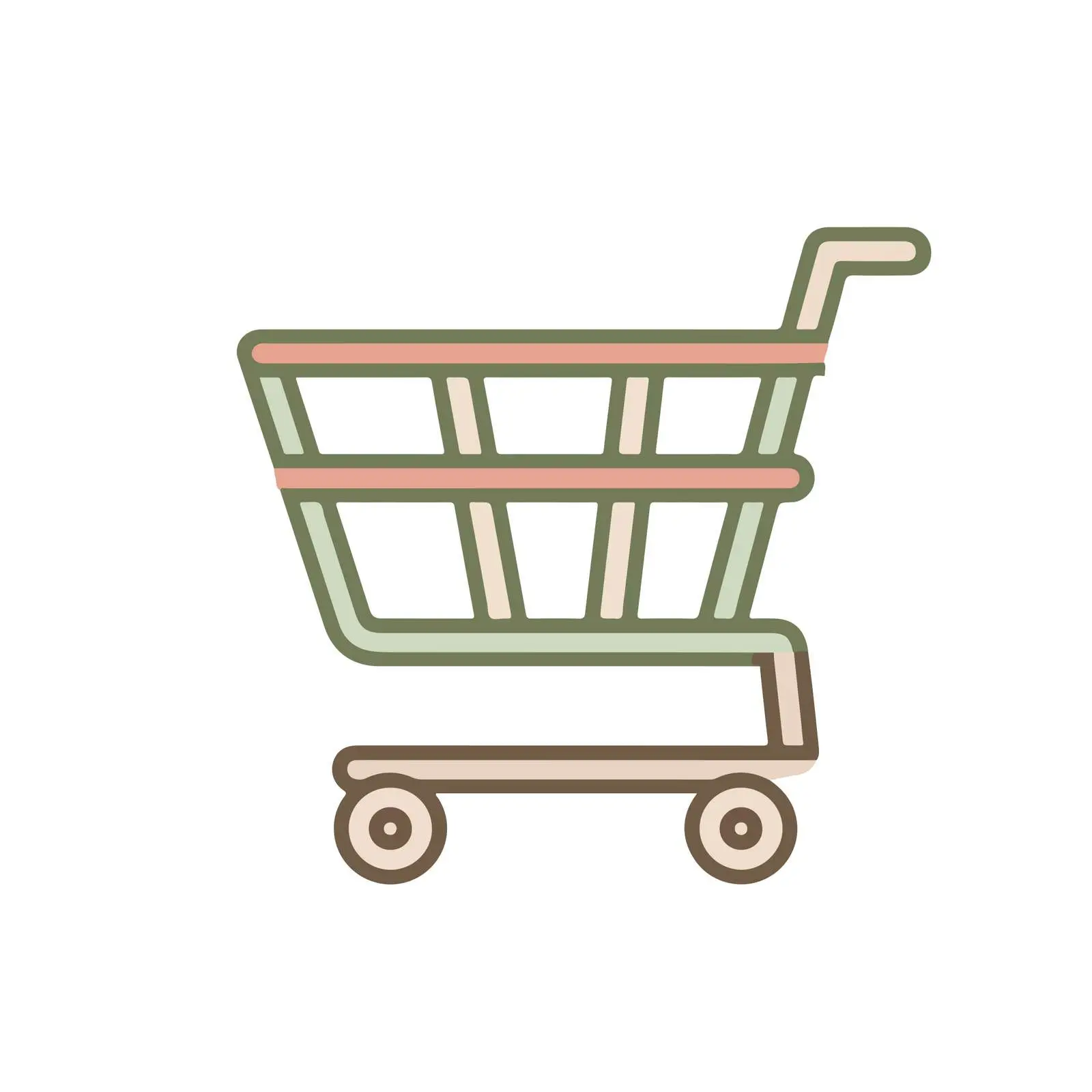 Minimalist Shopping Cart Icon — free download from Dotvec