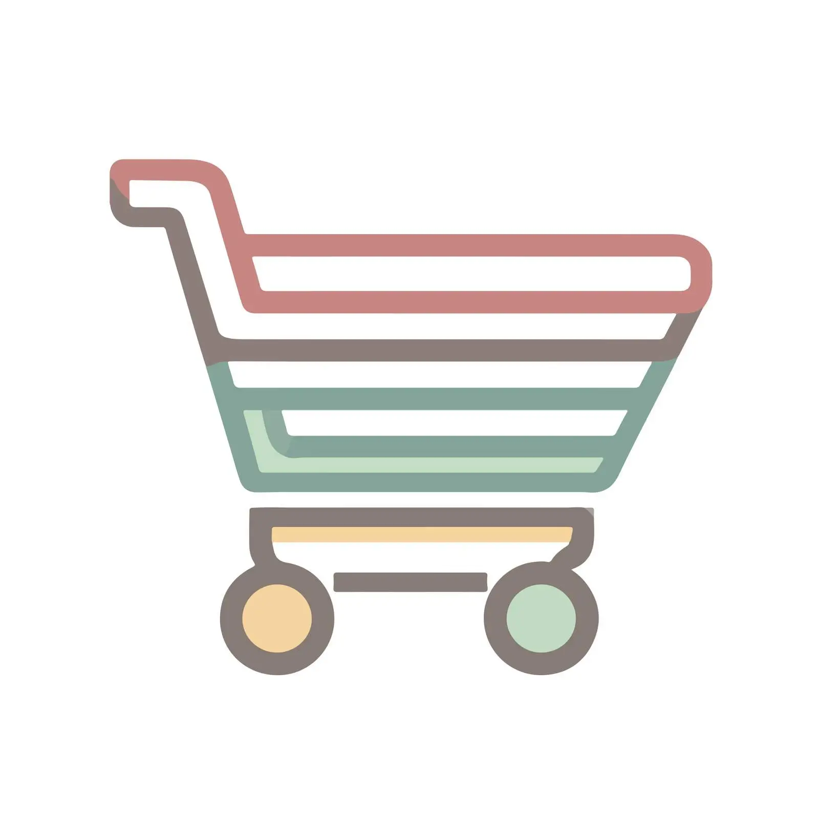 Minimalist Shopping Cart Icon — free download from Dotvec