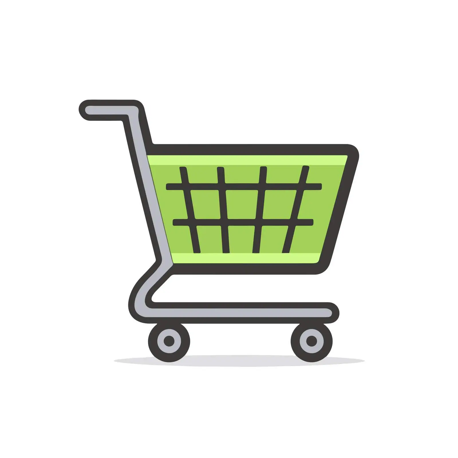 Simple Shopping Cart Icon — free download from Dotvec