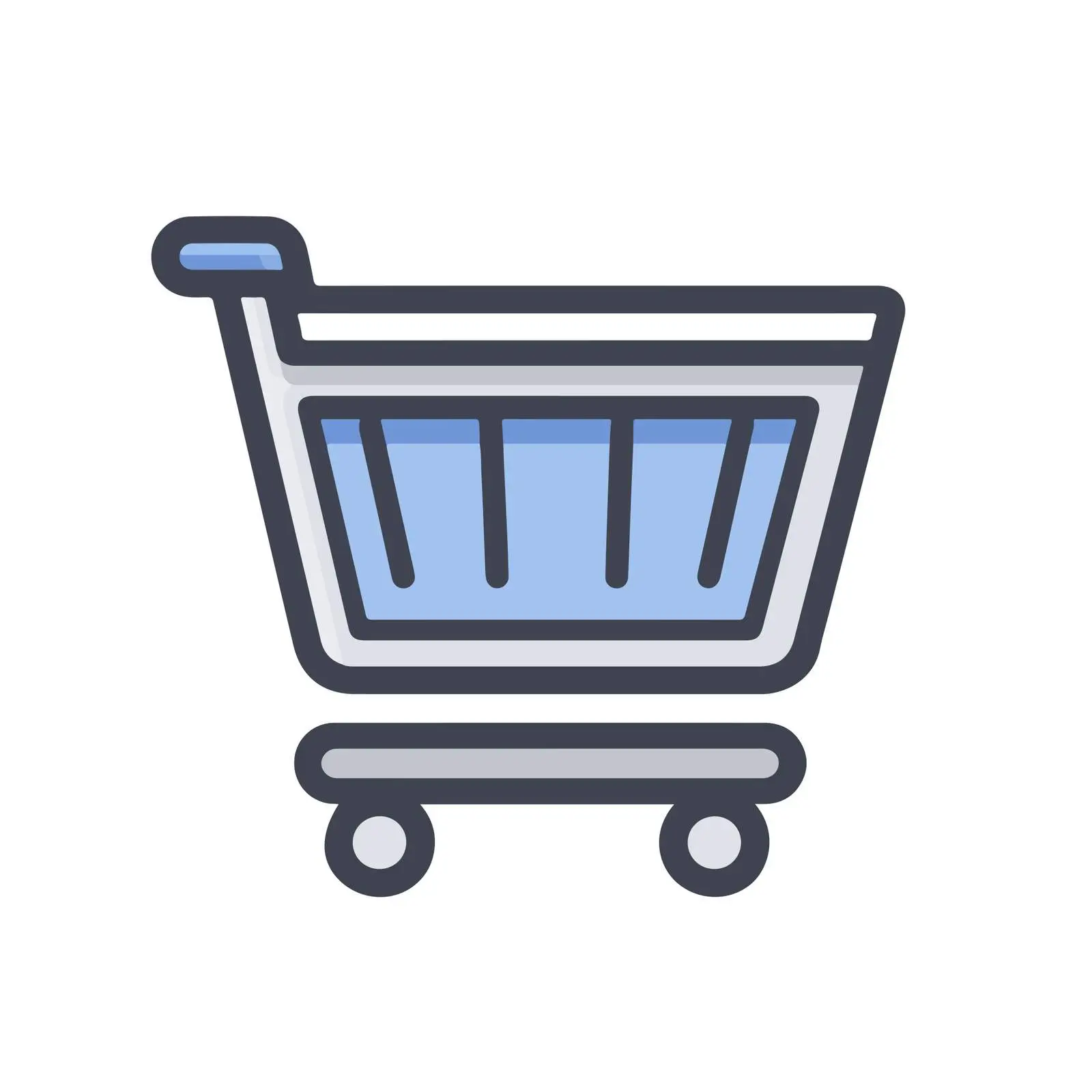 Minimalist Shopping Cart Icon — free download from Dotvec