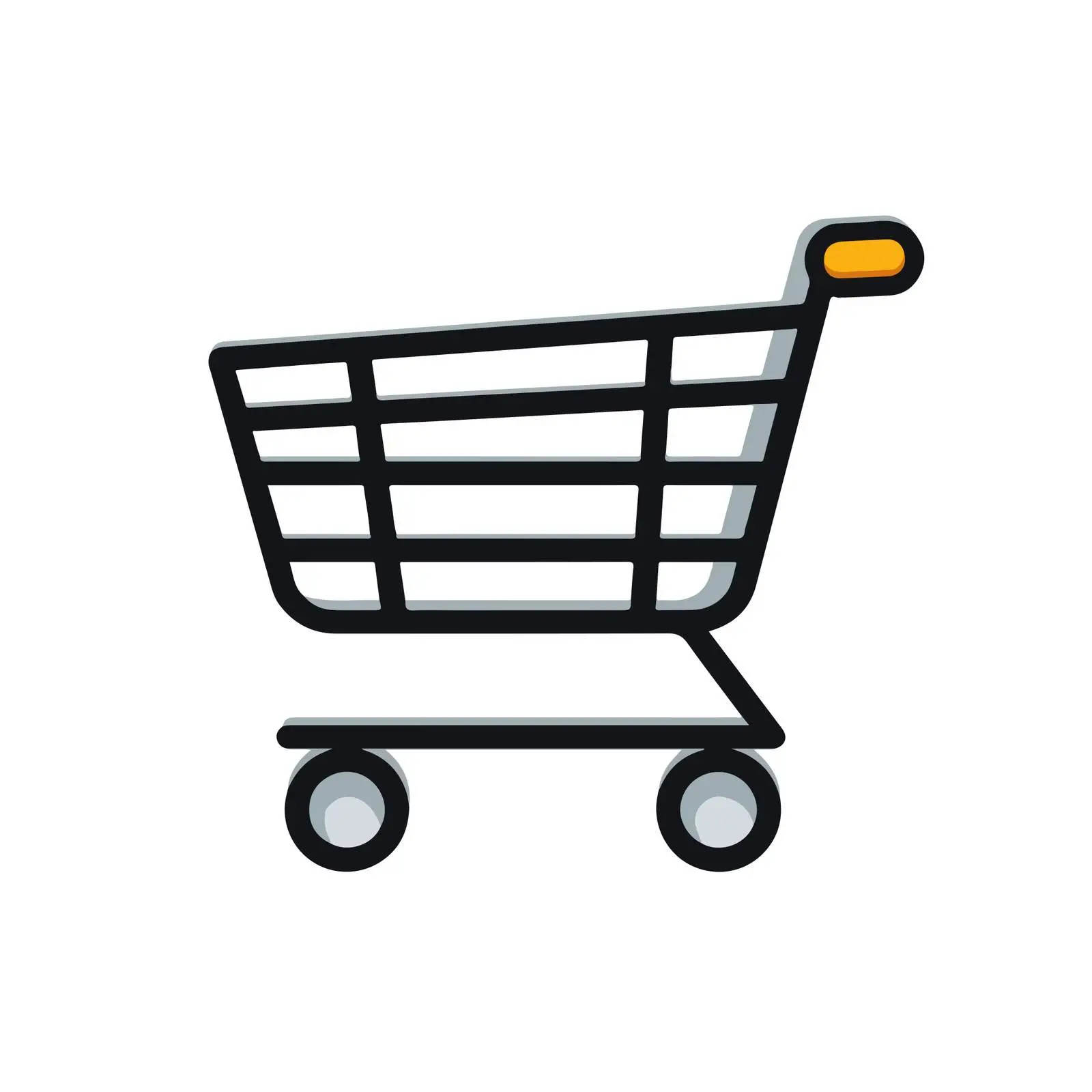 Flat Design Shopping Cart Icon — free download from Dotvec