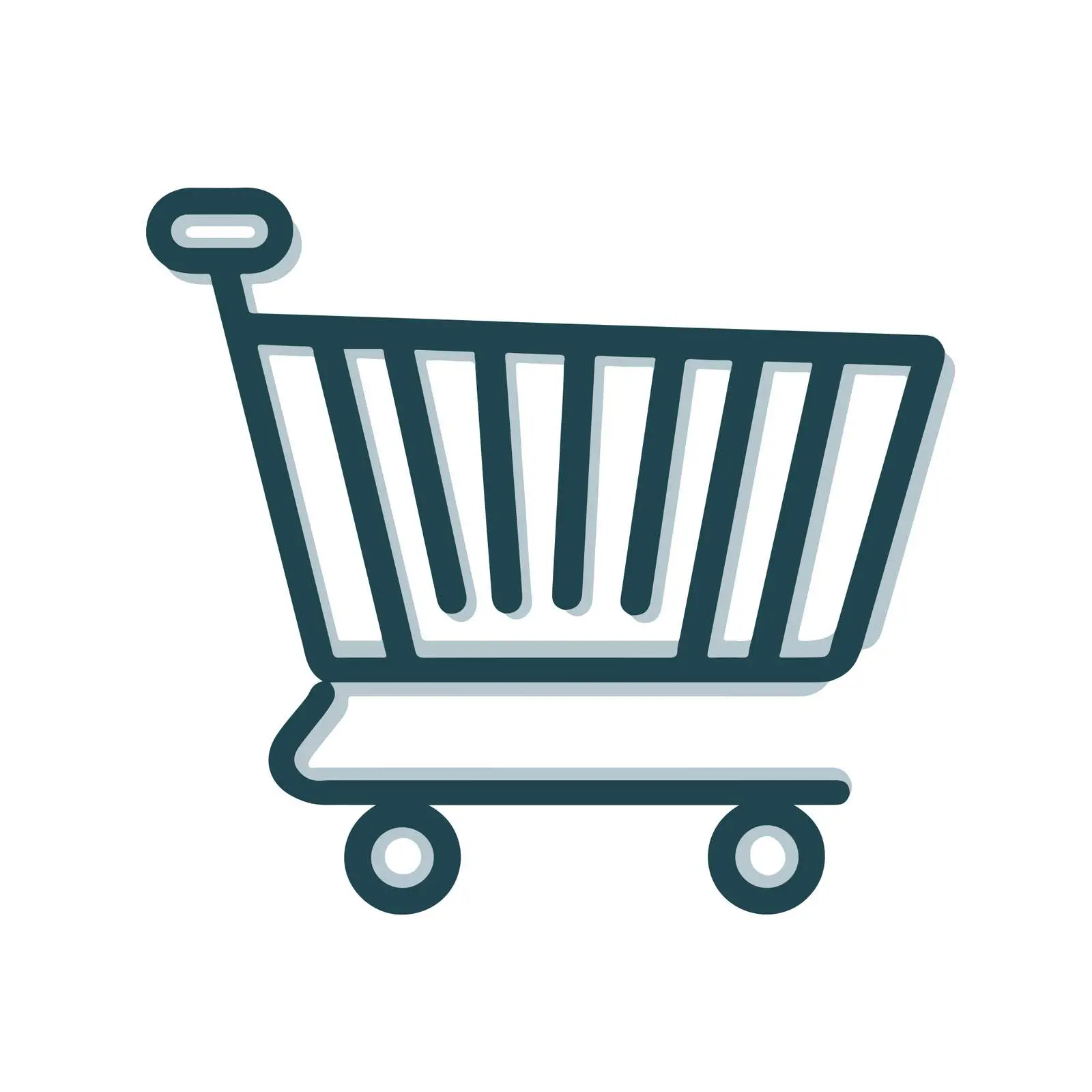 Shopping Cart Outline Icon Design — free download from Dotvec