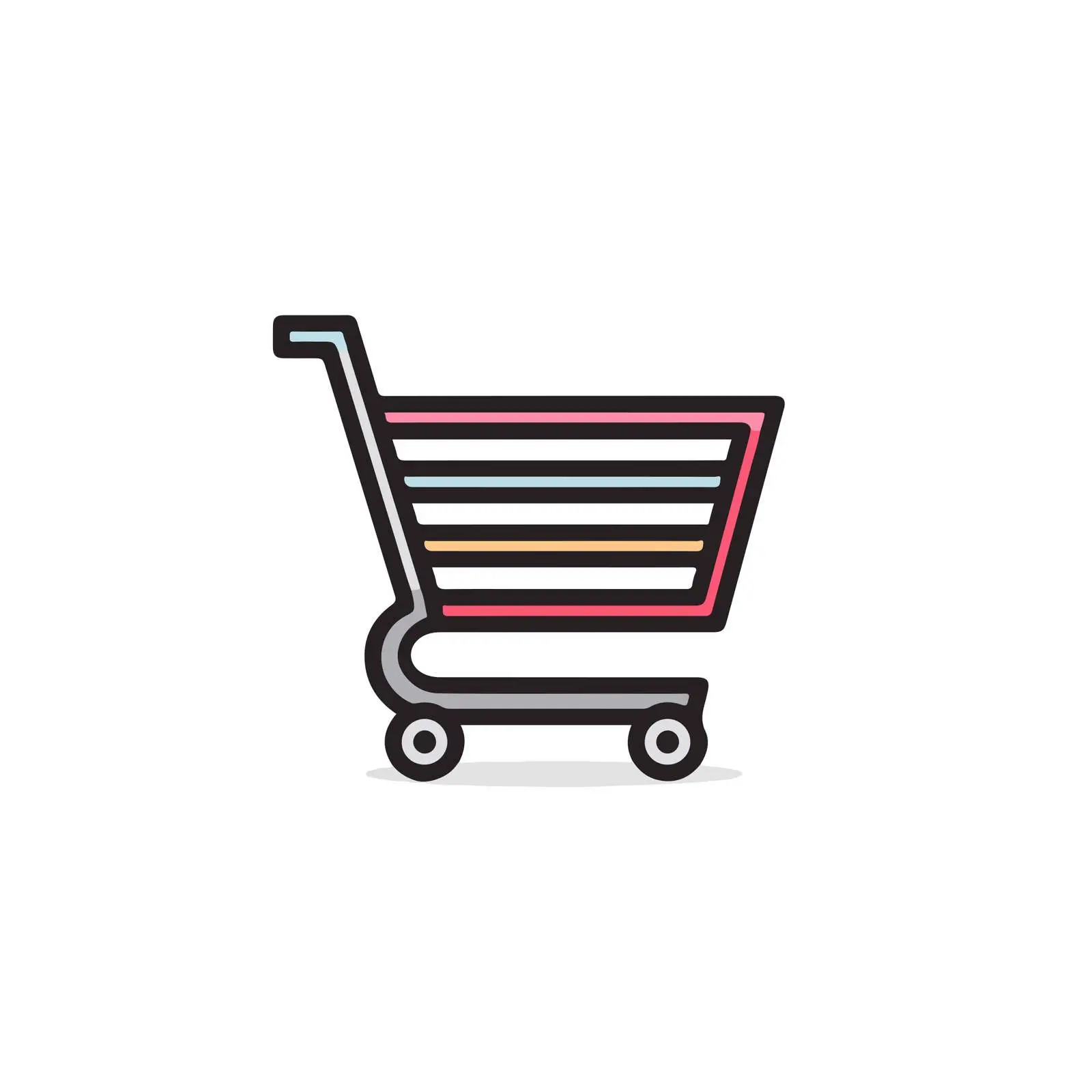 Outline Shopping Cart Icon — free download from Dotvec