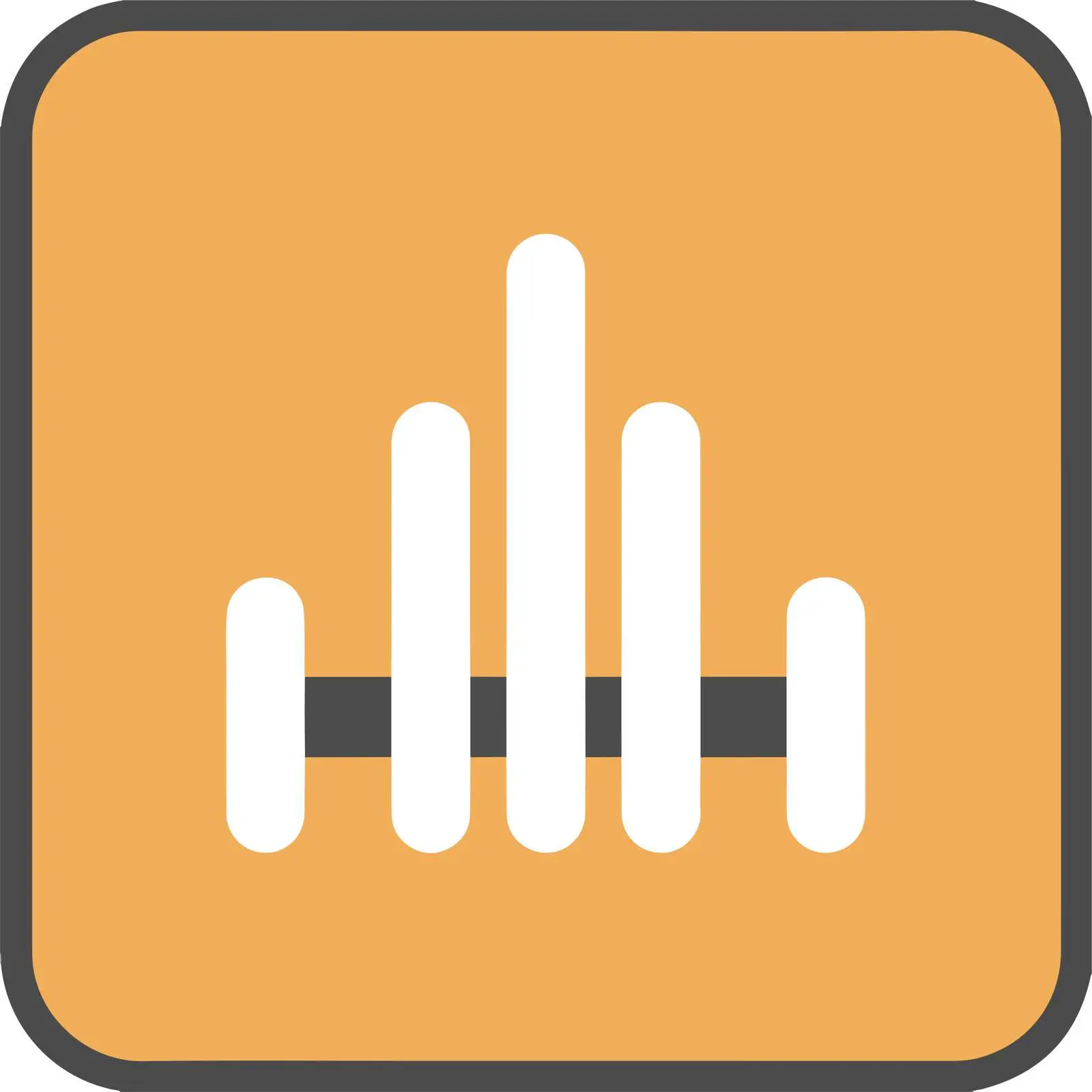 Signal Bars Design Icon — free download from Dotvec