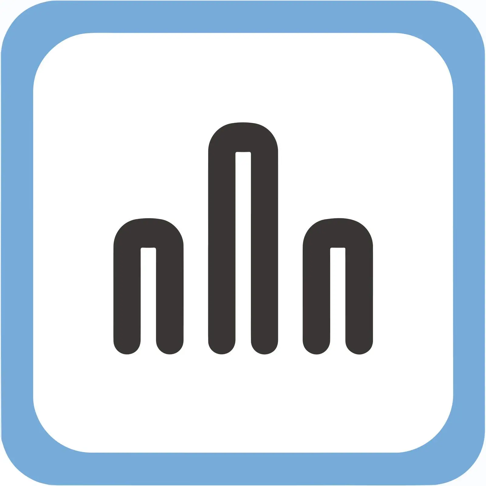 Signal Bars Clean UI Icon — free download from Dotvec