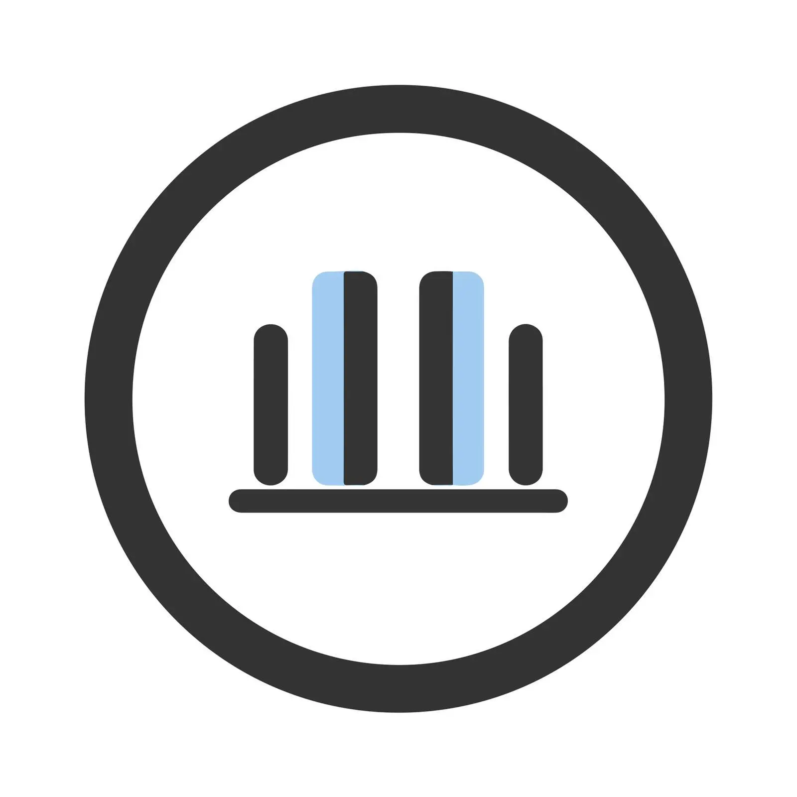 Outline Signal Bars Icon – free bars image from Dotvec