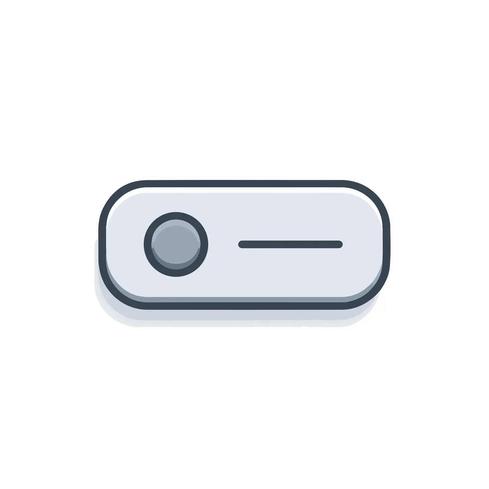 Minimalist Slider Control Icon — free download from Dotvec