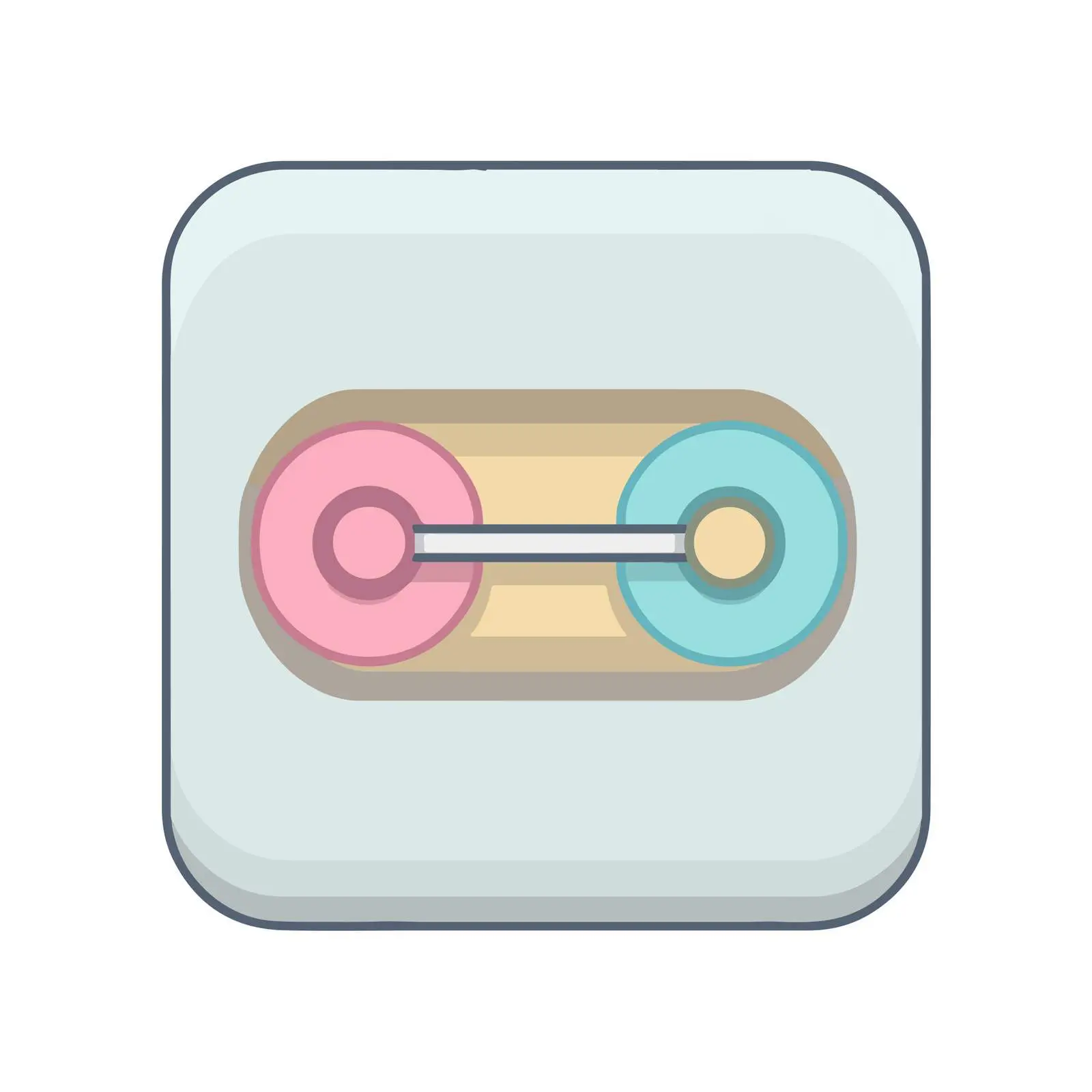 Slider control icon in flat design — free download from Dotvec