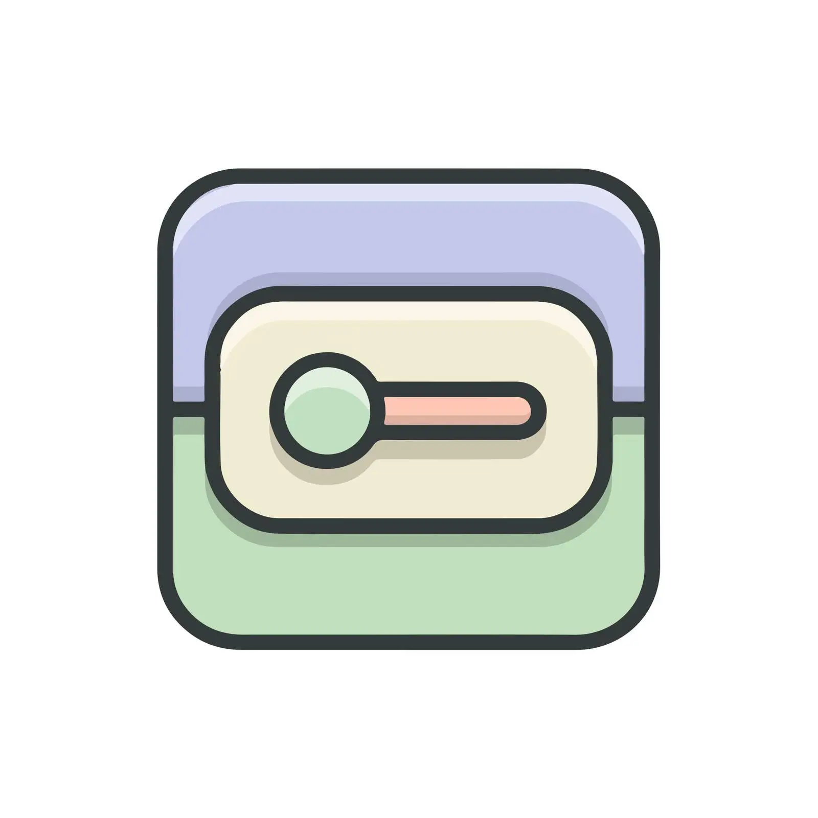 Minimalist Slider Control Icon — free download from Dotvec