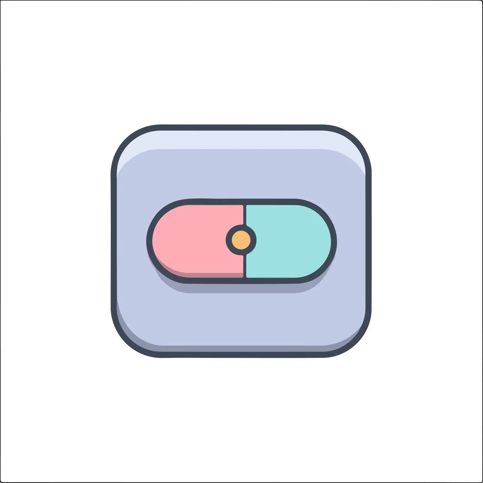 Minimalist Slider Control Icon — free download from Dotvec