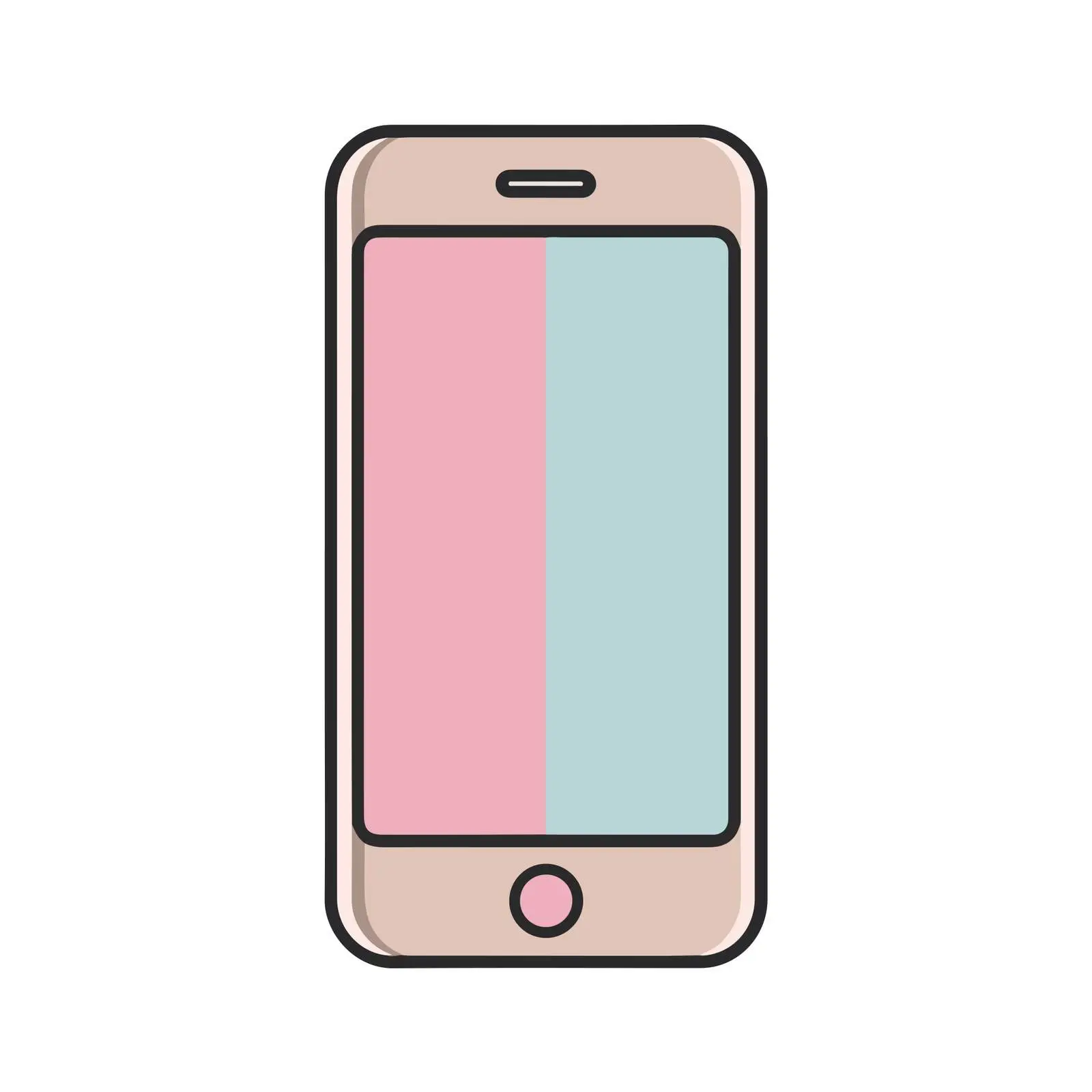 Smartphone Outline Icon — free download from Dotvec