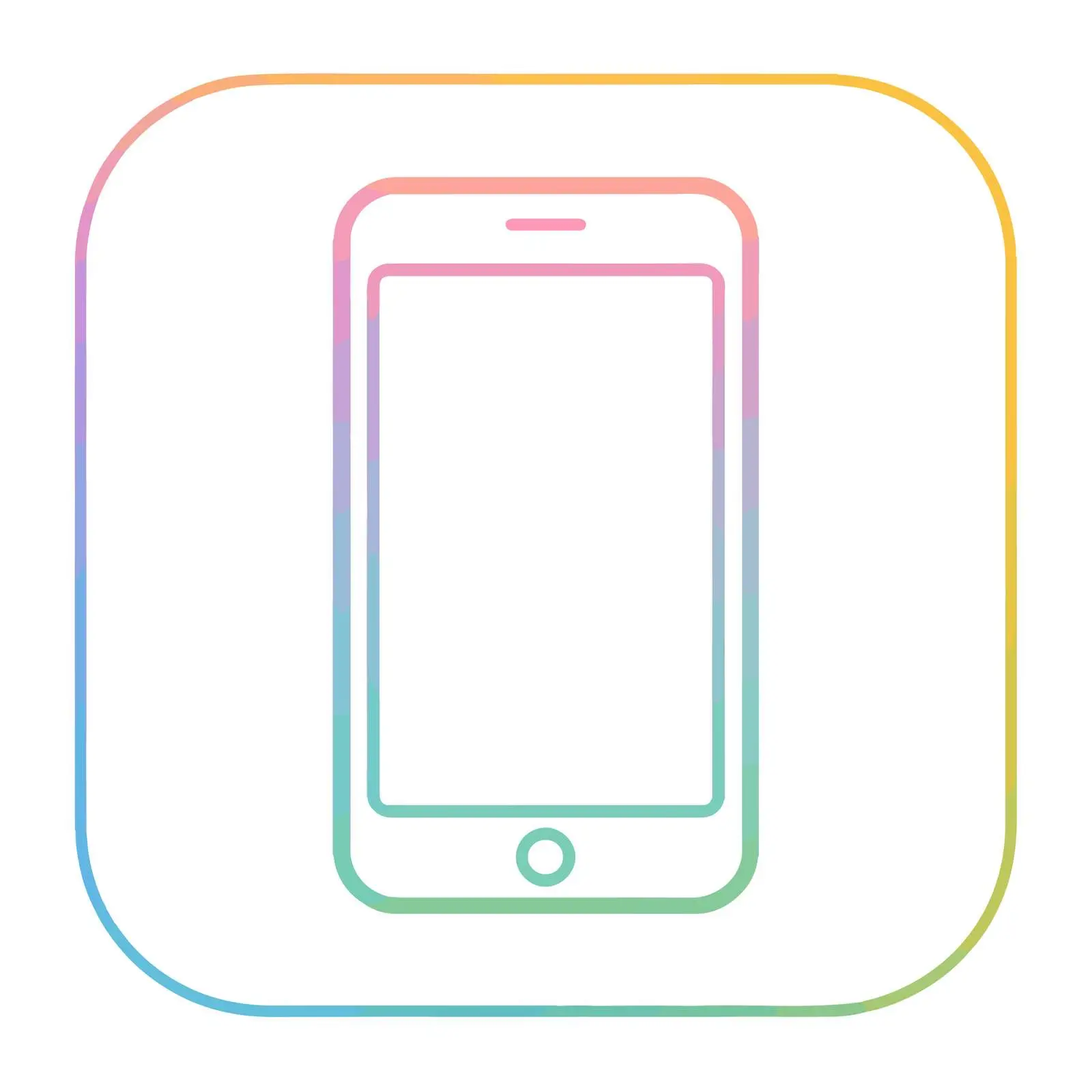 Minimal Smartphone Icon — free download from Dotvec
