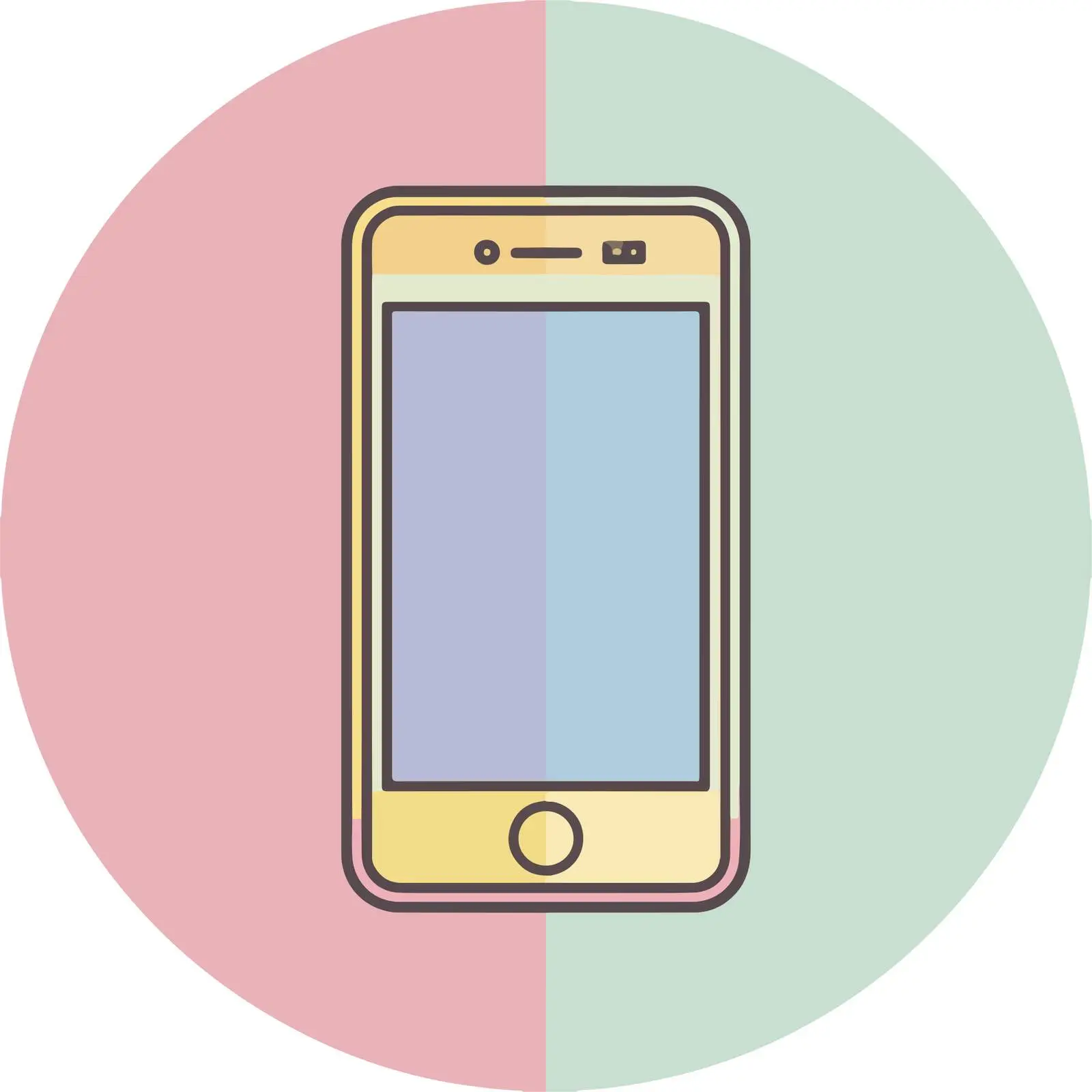 Minimal Smartphone Icon — free download from Dotvec